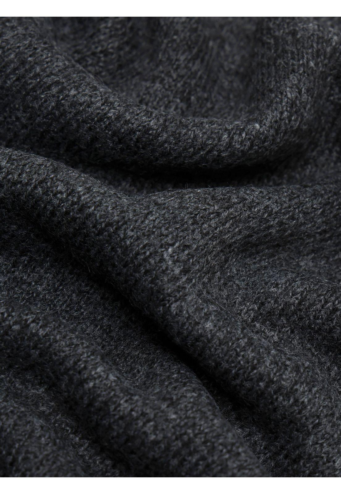 Sweater Cuello Alto Regular Fit Gris Oscuro Arrow SW33098GO-5