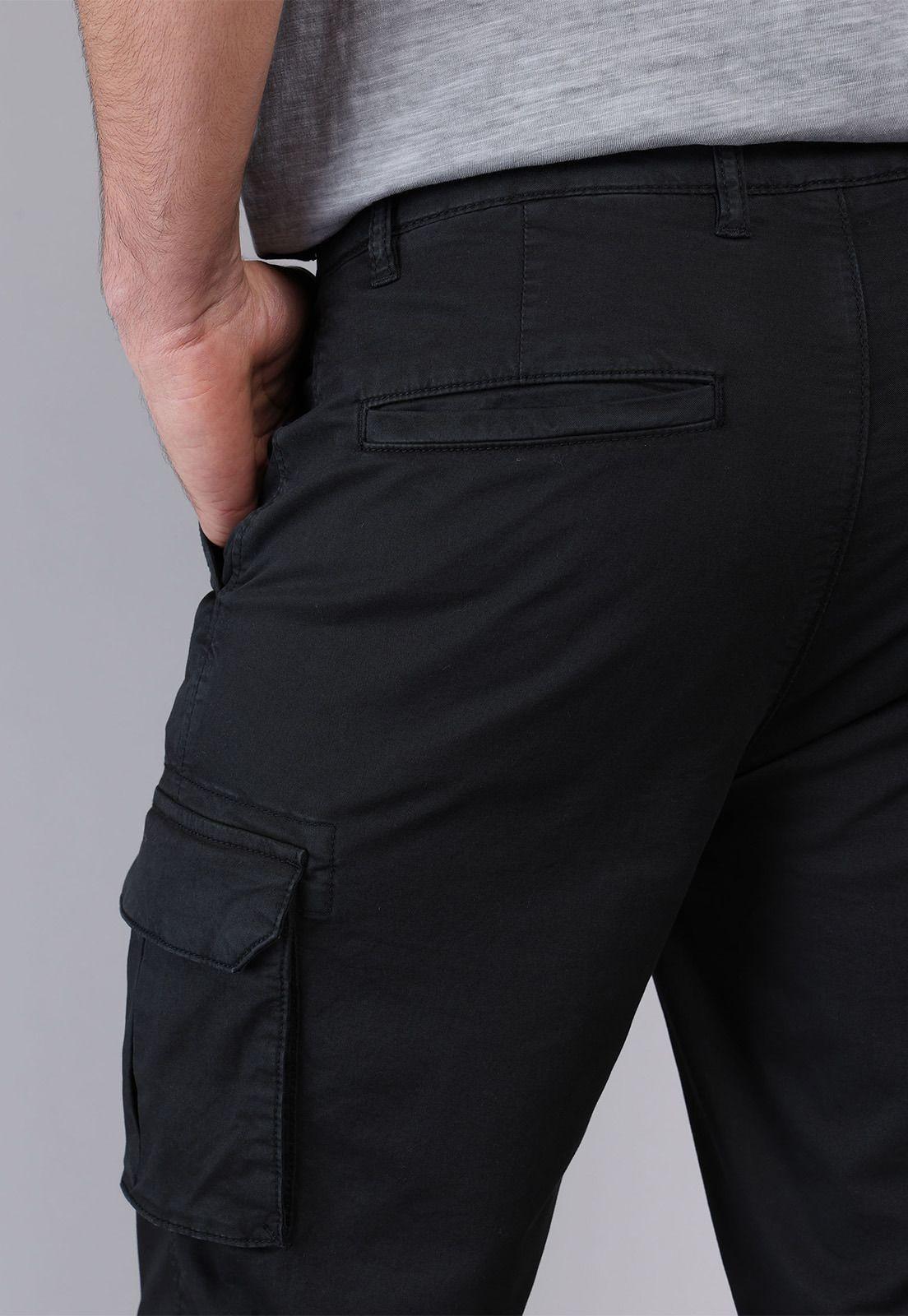 Pantalon Cargo Spandex Stone Wash Soviet SCVB002NE-4