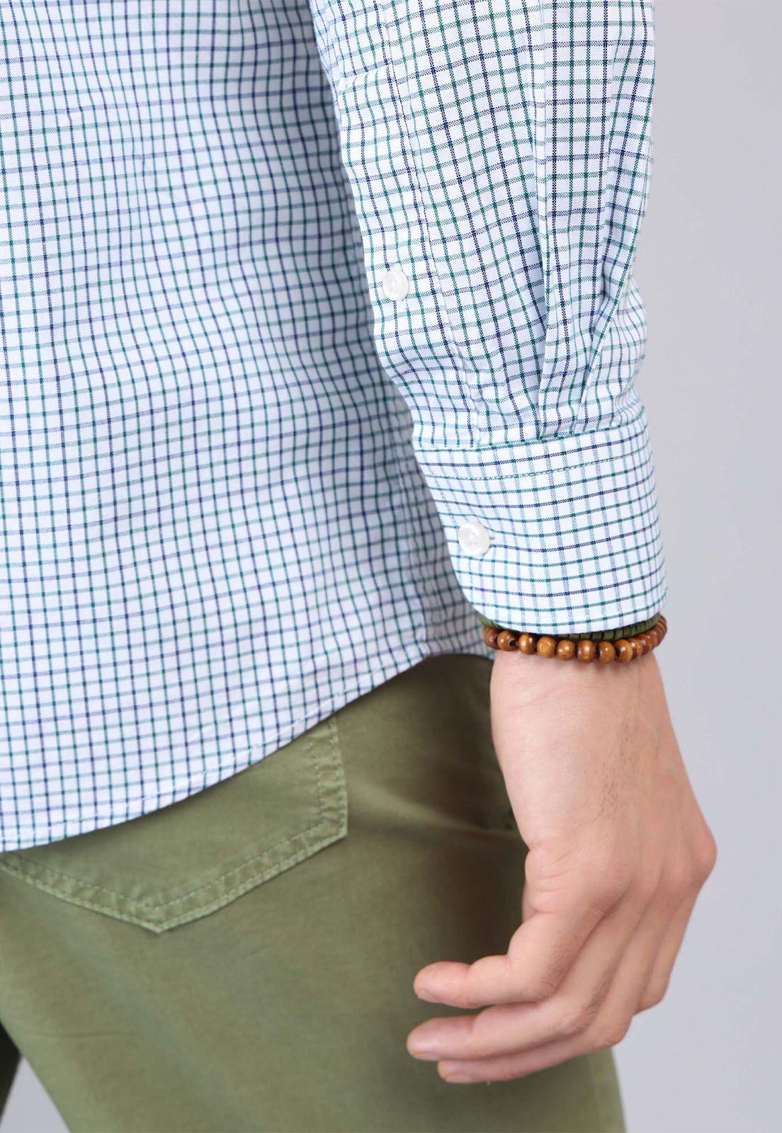 Camisa Oxford Manga Larga Arrow CM32034VE-5