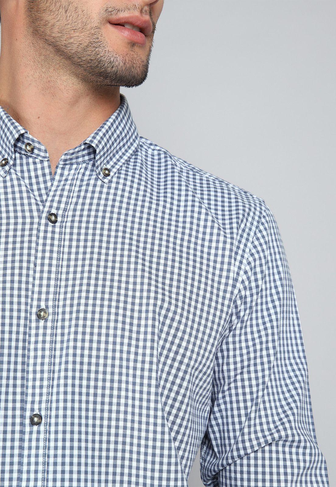 Camisa Cuadros Manga Larga Arrow CM31044AZ-2