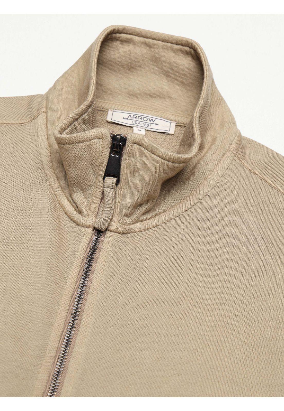 Polerón Stone Wash Regular Fit Café Arrow PL34001CA-2