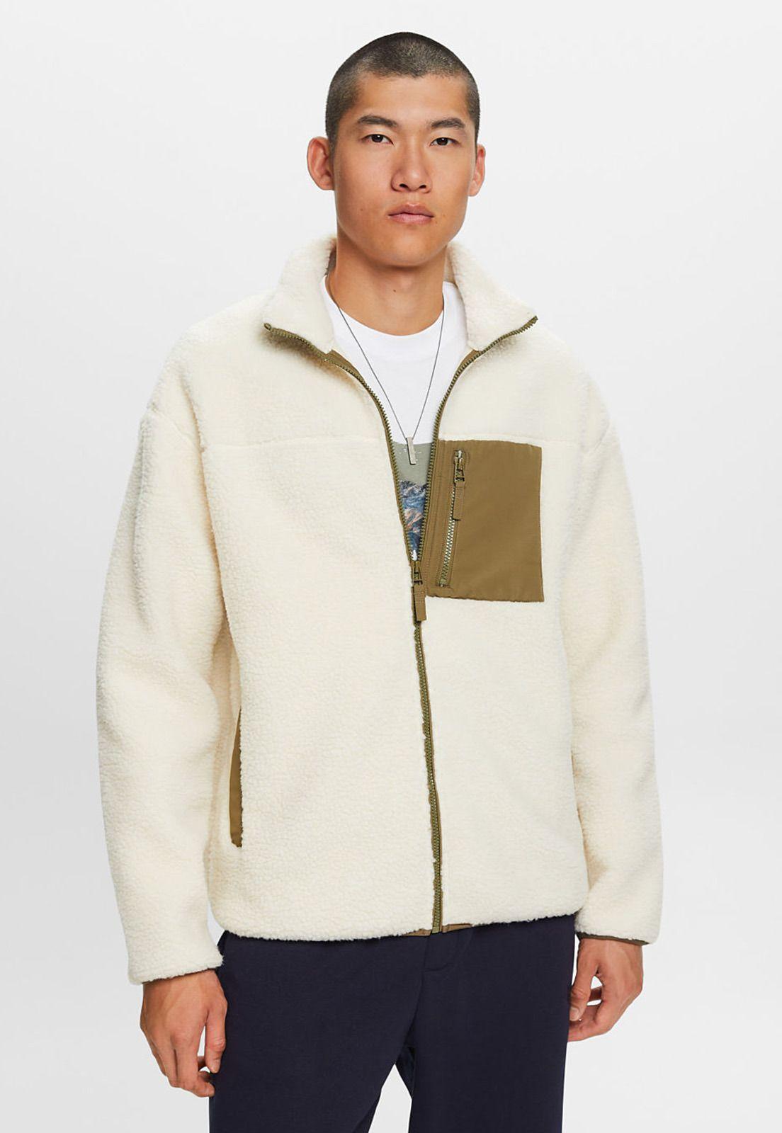 Chaqueta de chiporro con tejido polar Hombre Esprit-0