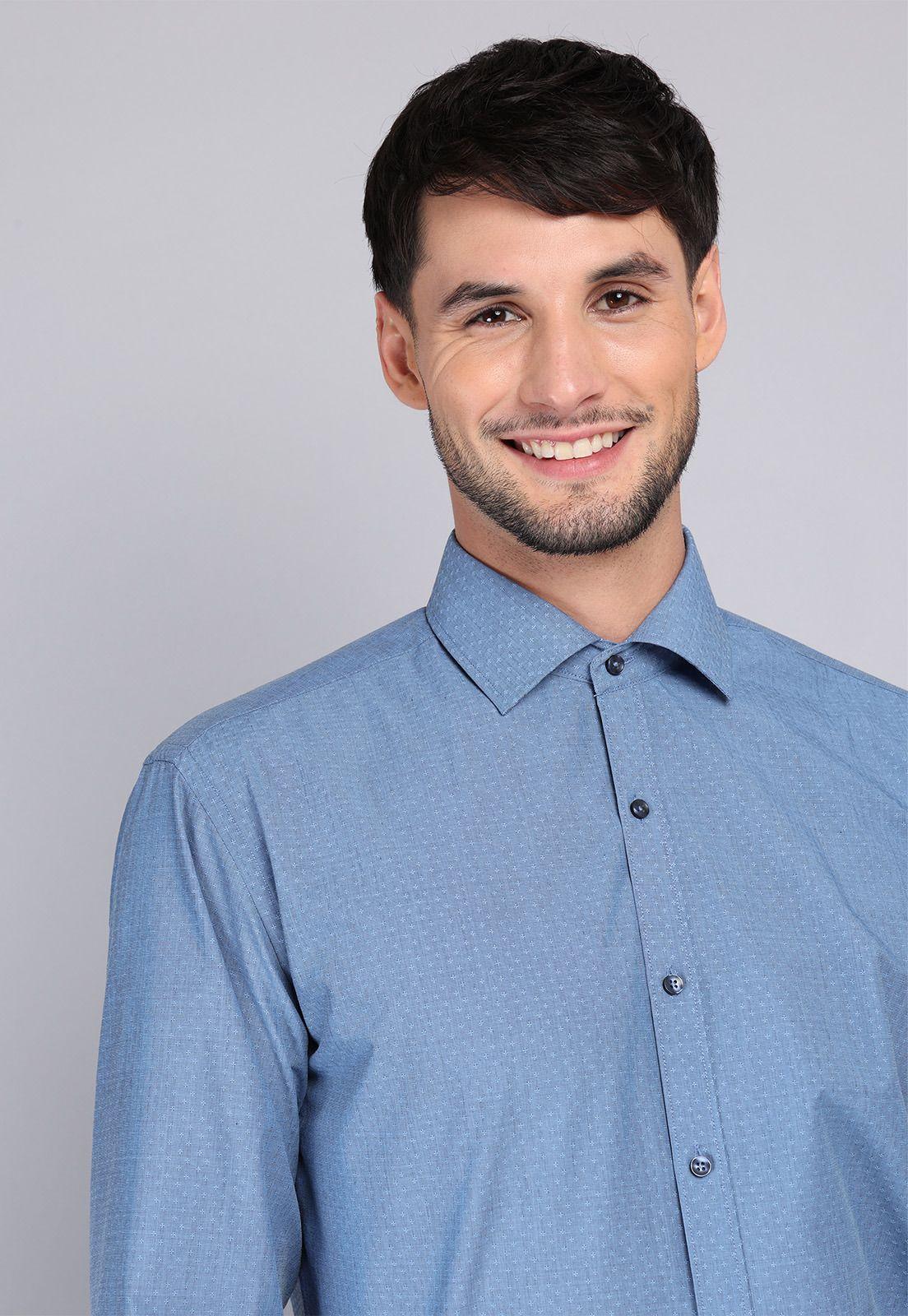 Camisa Formal Texturada Van Heusen VHCM422AZ-3