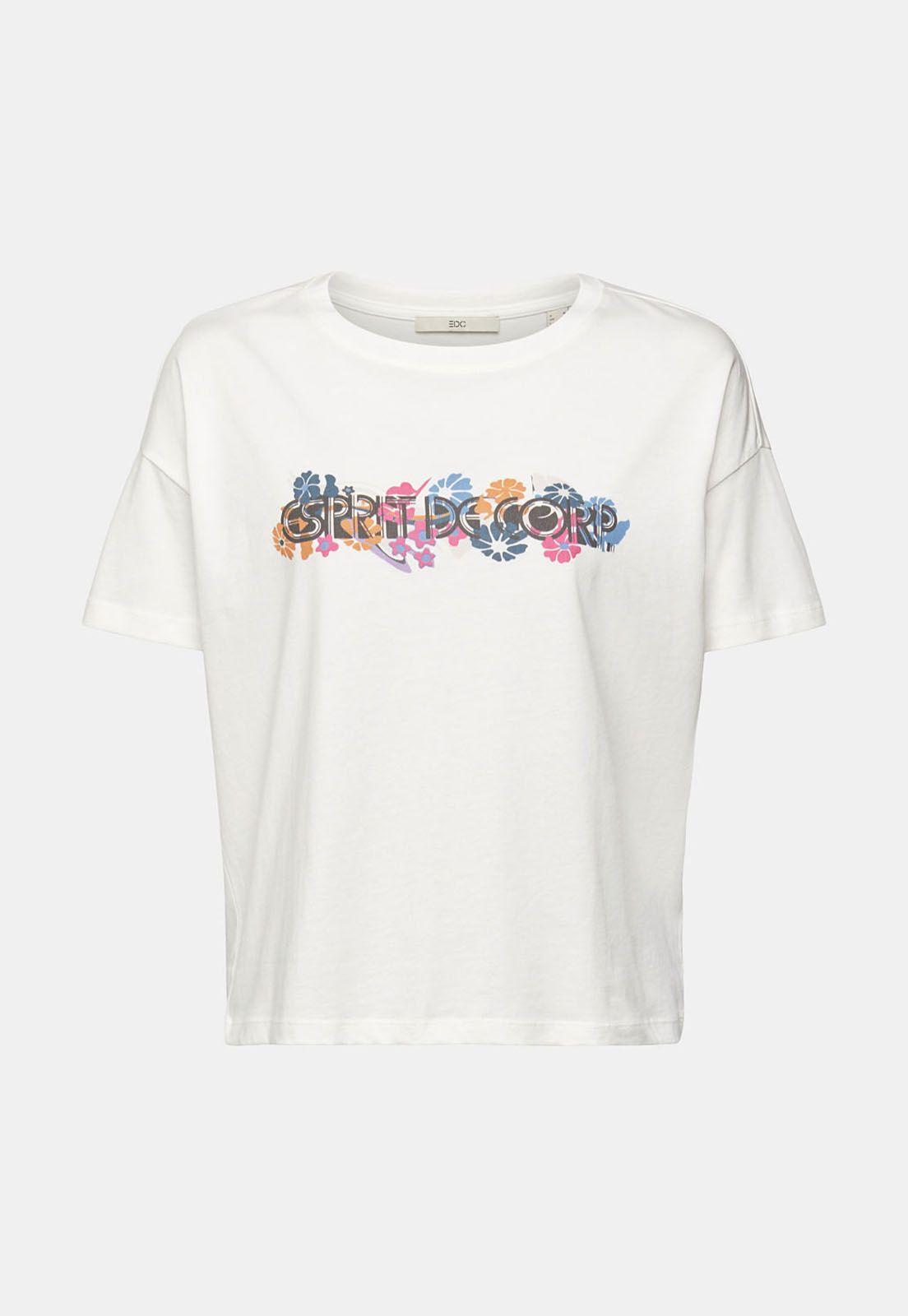 Polera Manga Corta Estampada De Mujer Esprit-3