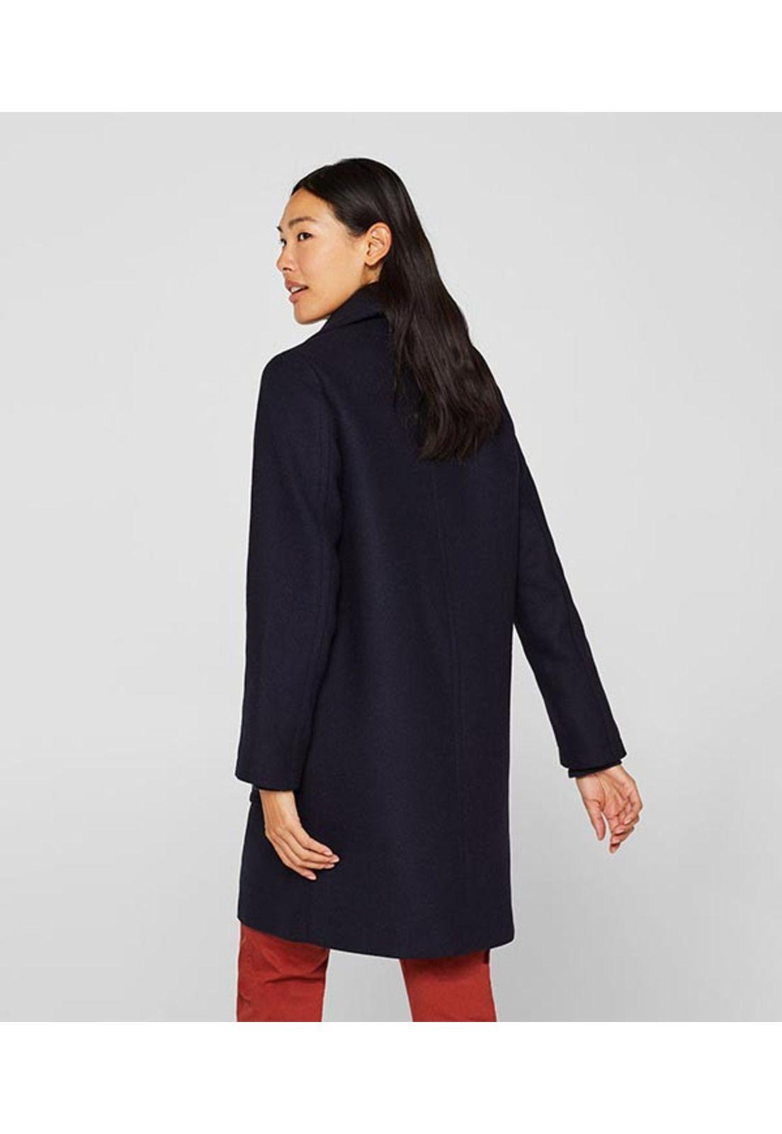 Con lana: abrigo con bolsillos de solapas-2