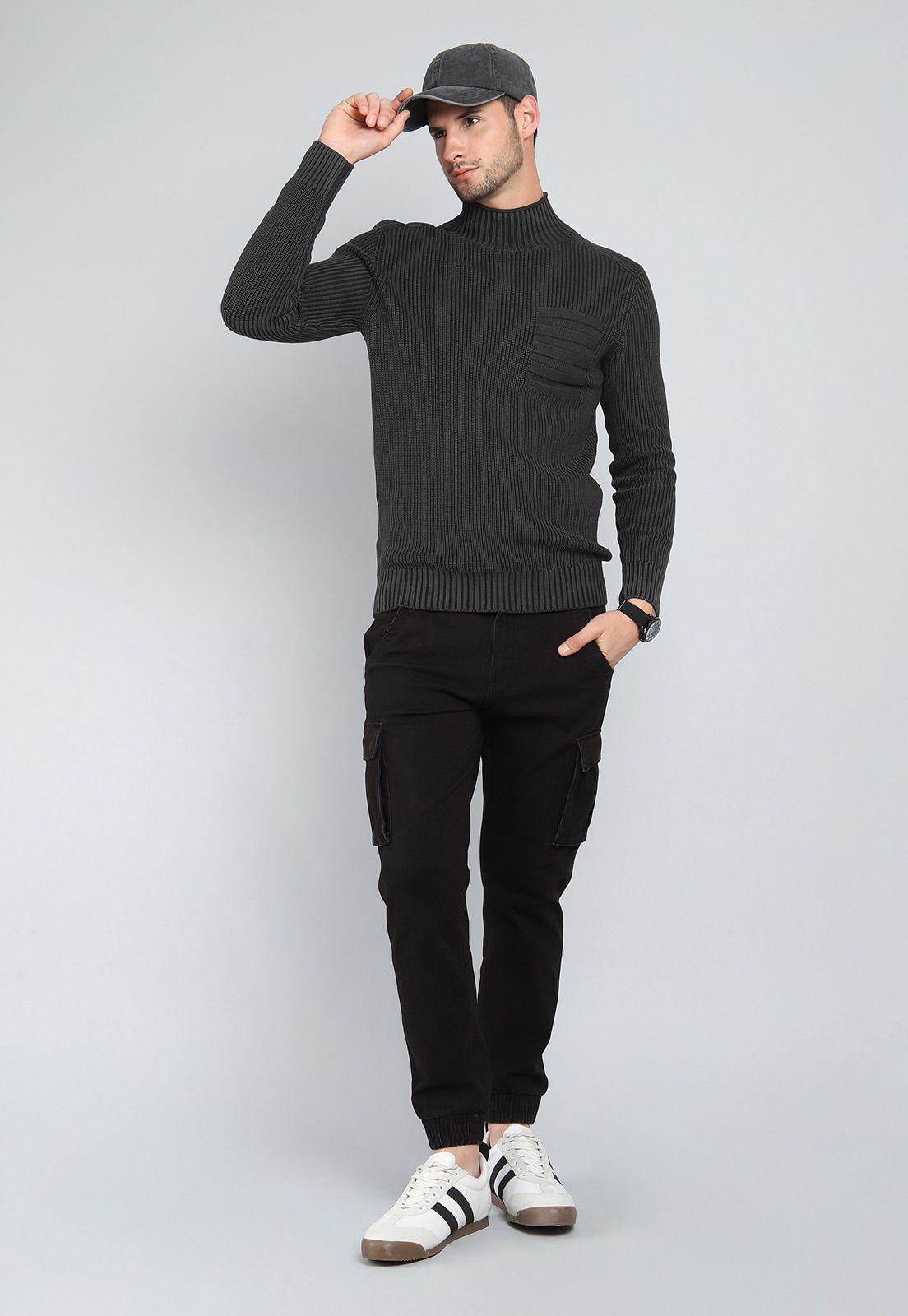 Sweater Texturado Stone Wash Soviet BISHI15NE-3