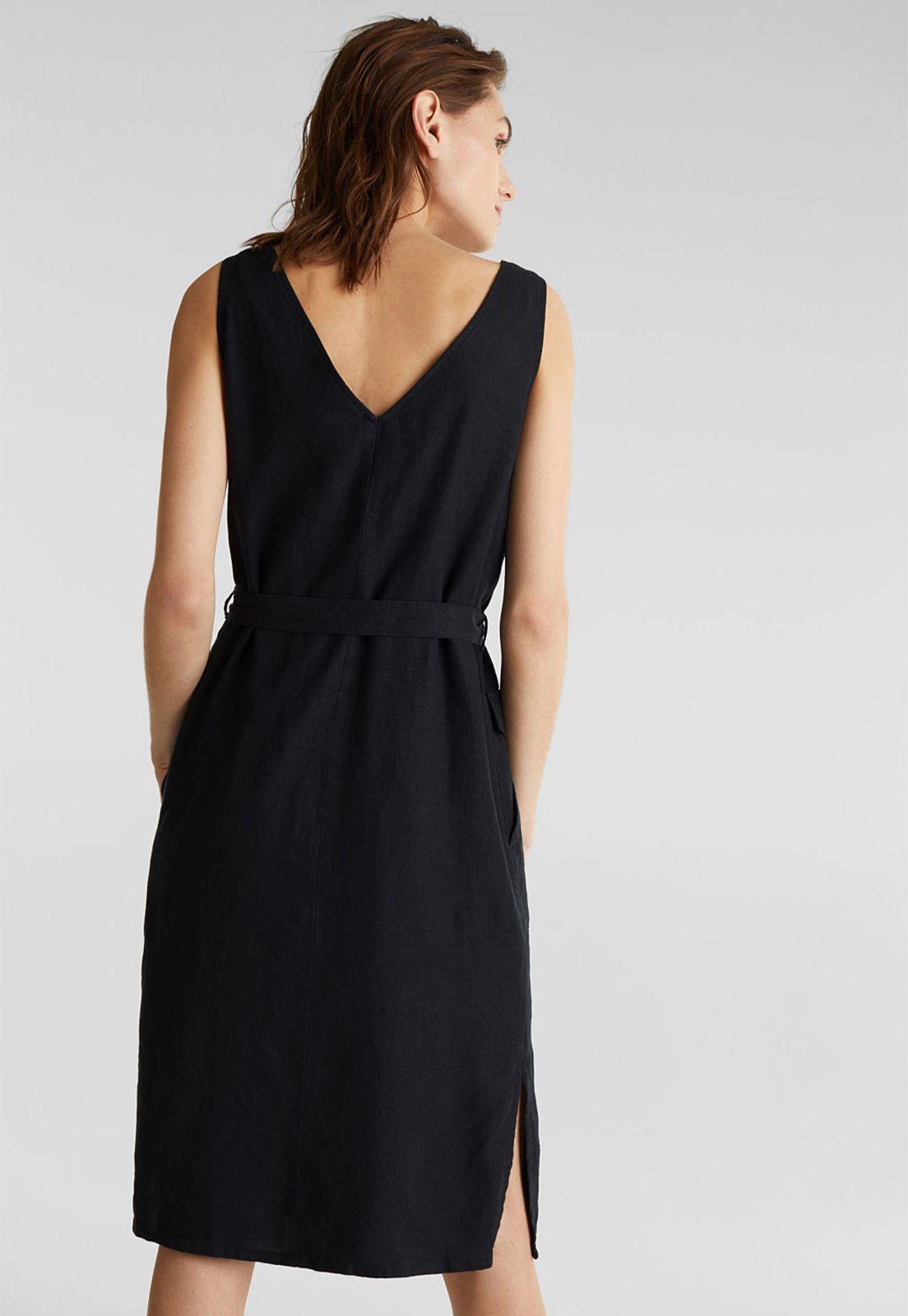 Vestido con tira de botones-1