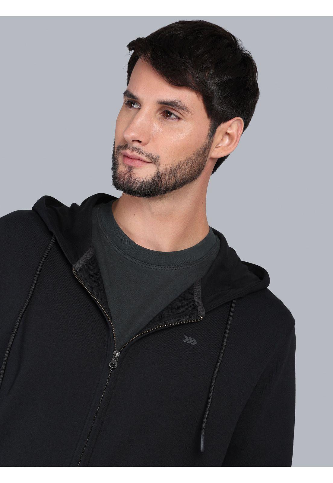 Polerón Con Capucha Regular Fit Negro Arrow PL33025NE-2