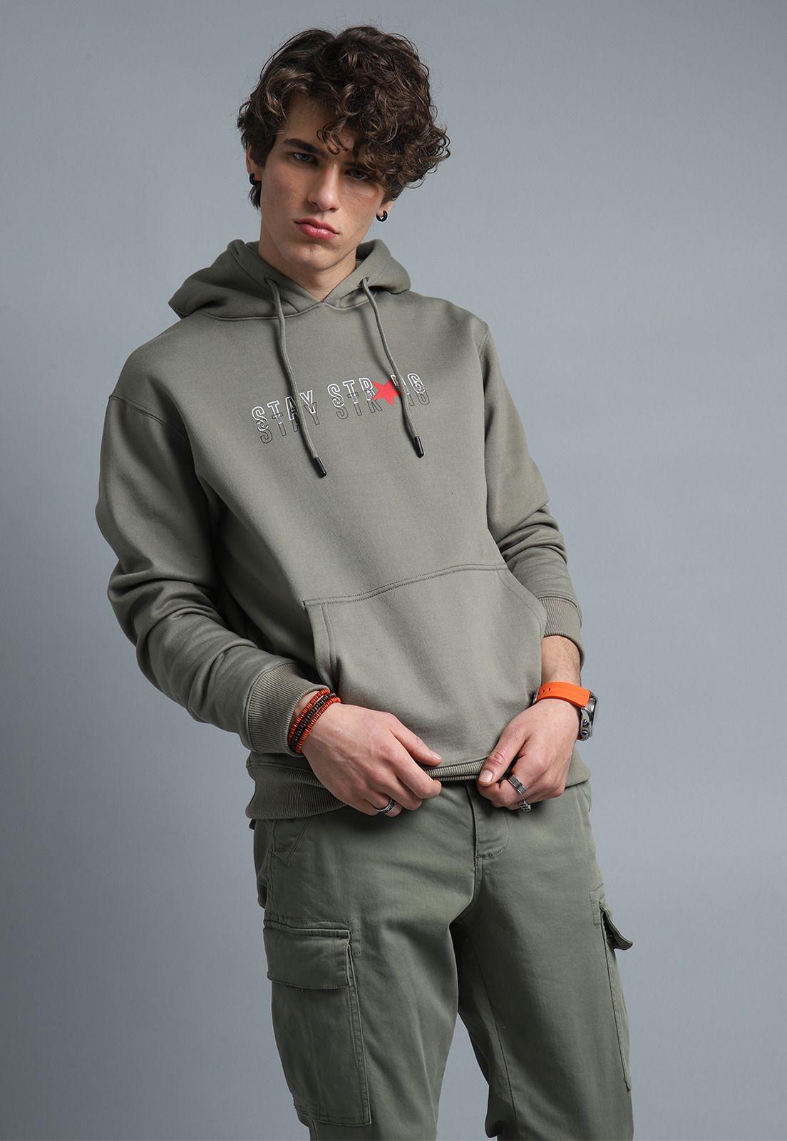 Poleron Con Gorro Hombre Soviet SPL2651VE-1