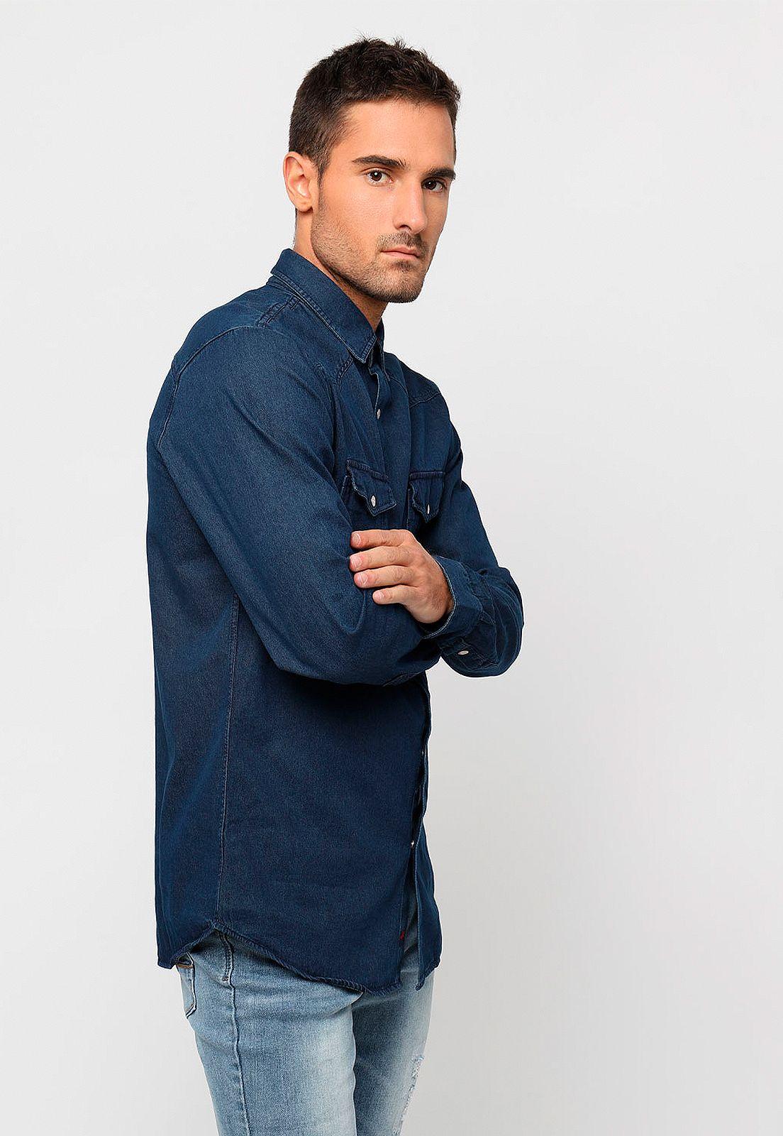 Camisa Denim Azul Soviet-1