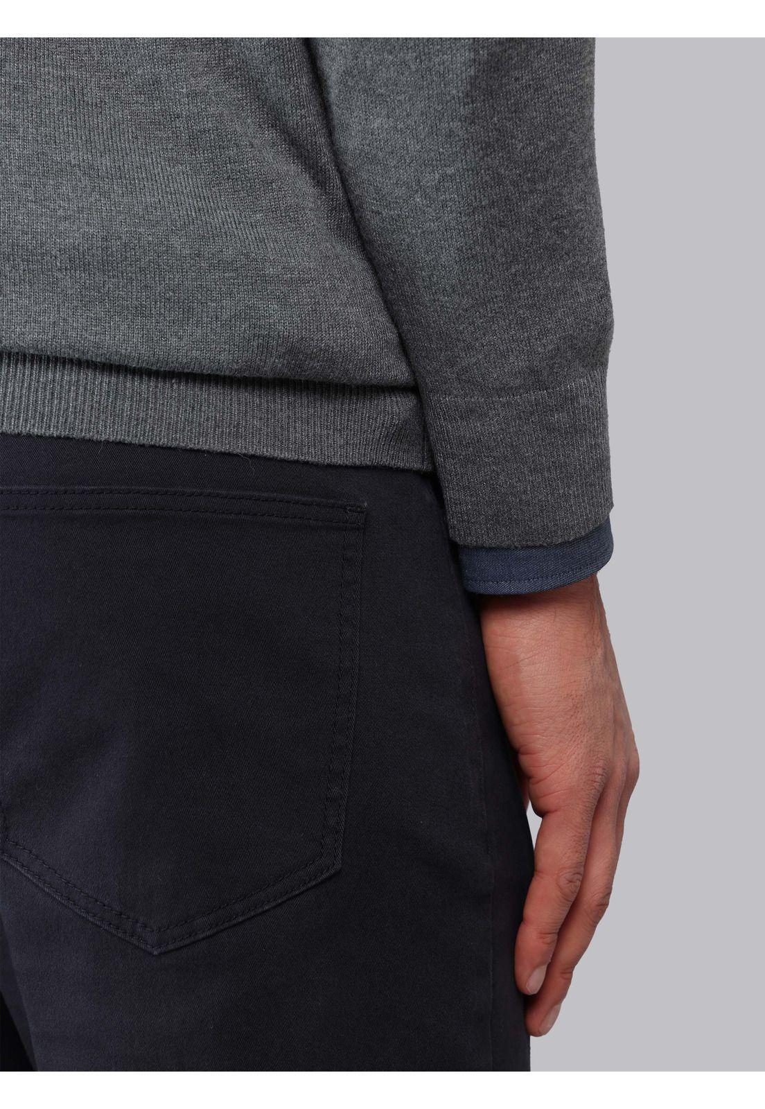 Sweater Liso Cuello V Piero Butti PBCII20GR-4