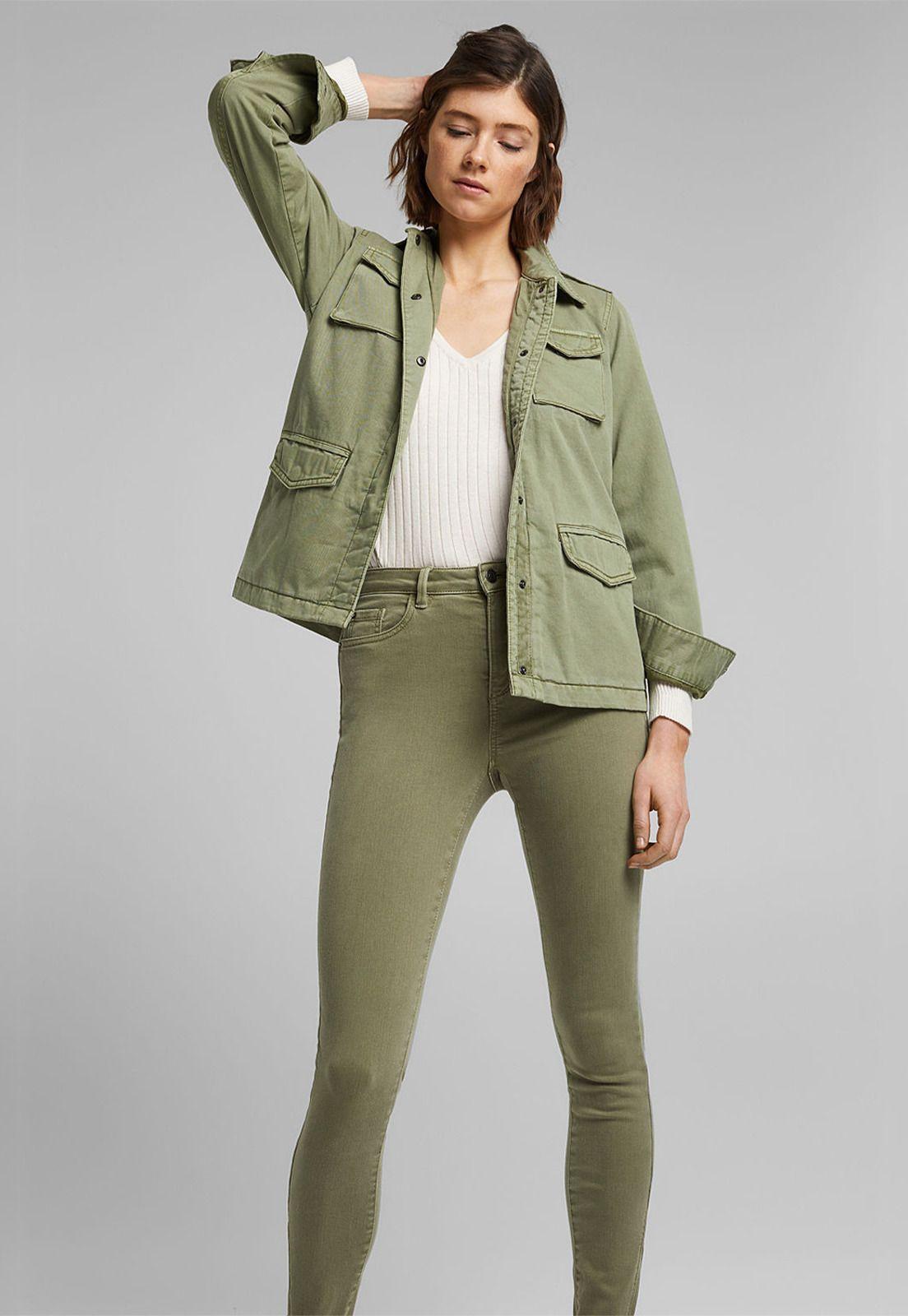 Chaqueta Mujer Militar  Esprit-2
