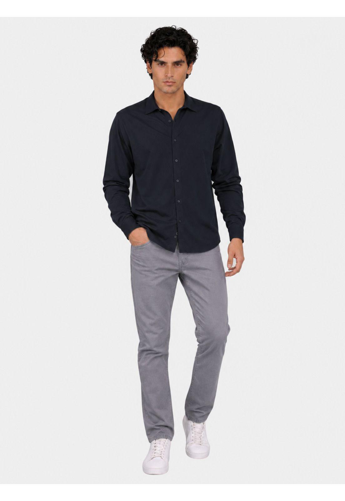 Camisa Spandex Non Iron Regular Fit Azul Marino Arrow CM34050NB-4
