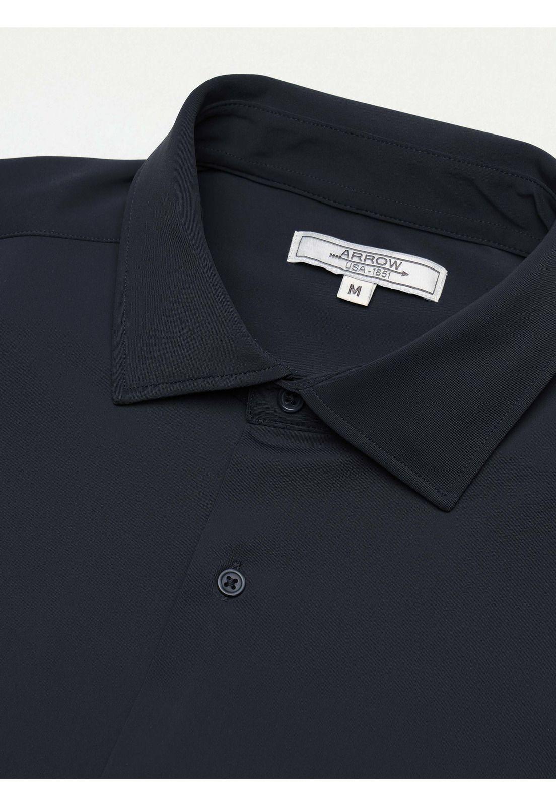 Camisa Spandex Non Iron Regular Fit Azul Marino Arrow CM34050NB-5