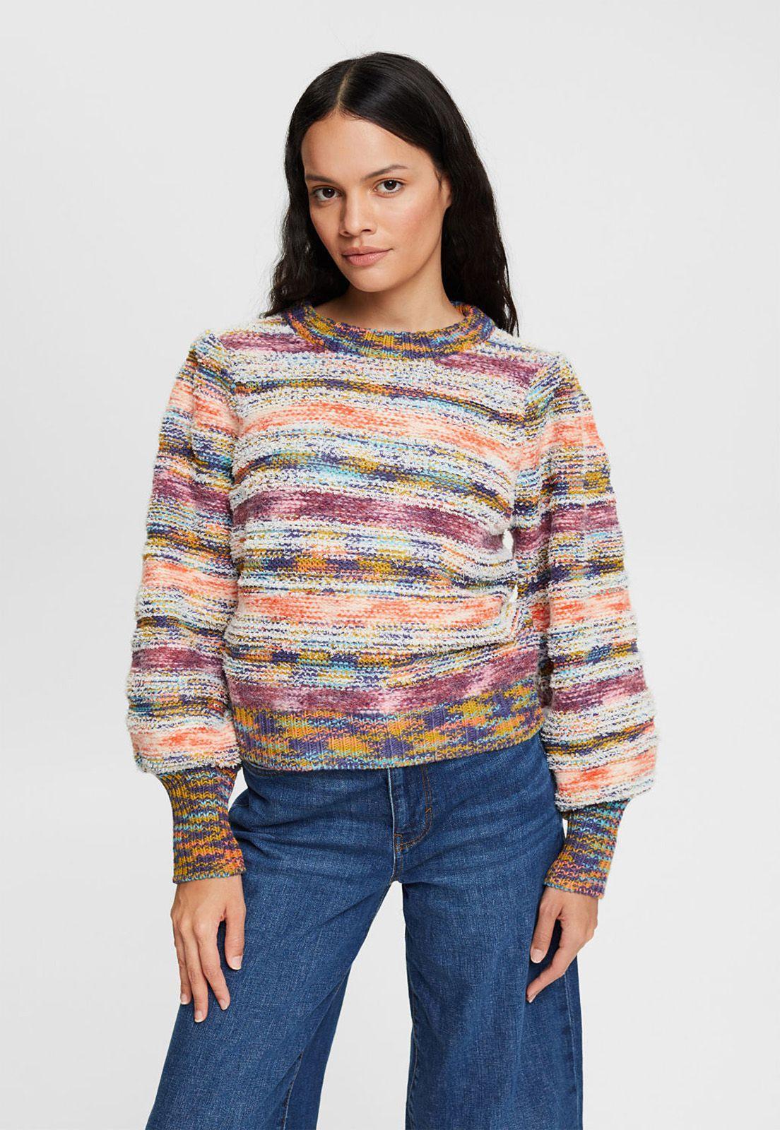 Sweater De Cuello Redondo Mujer Esprit-0