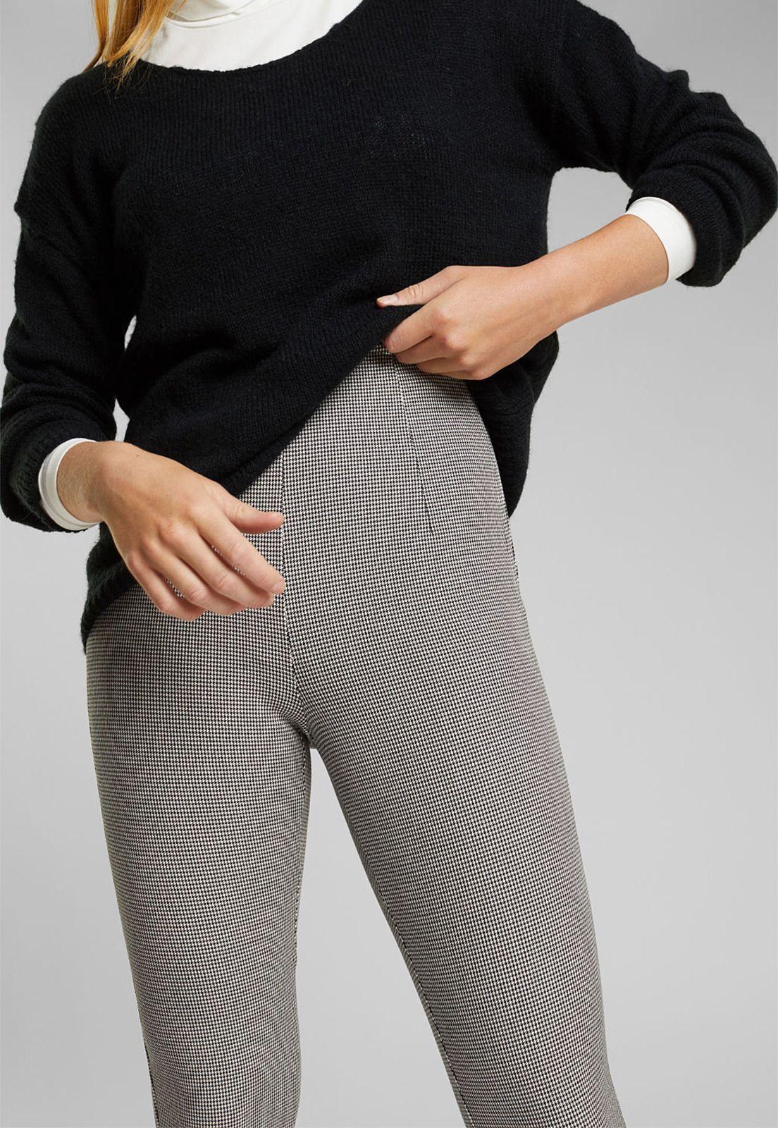 Leggings Mujer A Cuadros Esprit-2