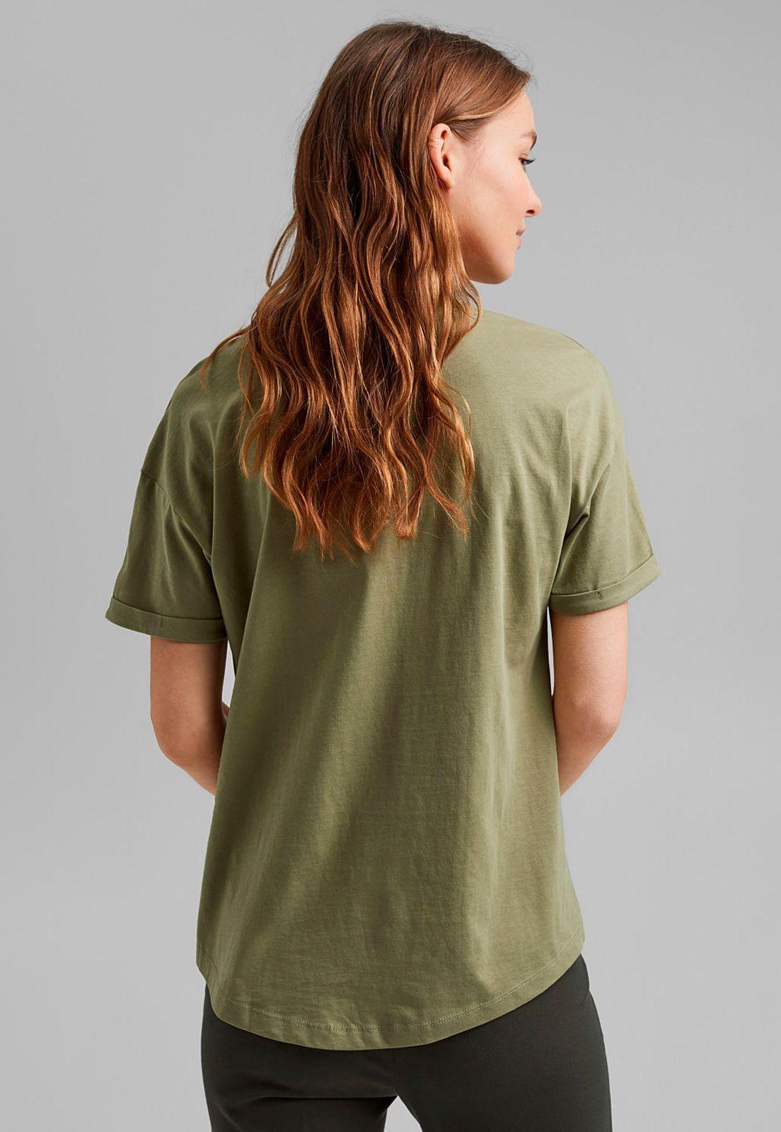 Polera Mujer Manga Corta Lisa Esprit-1