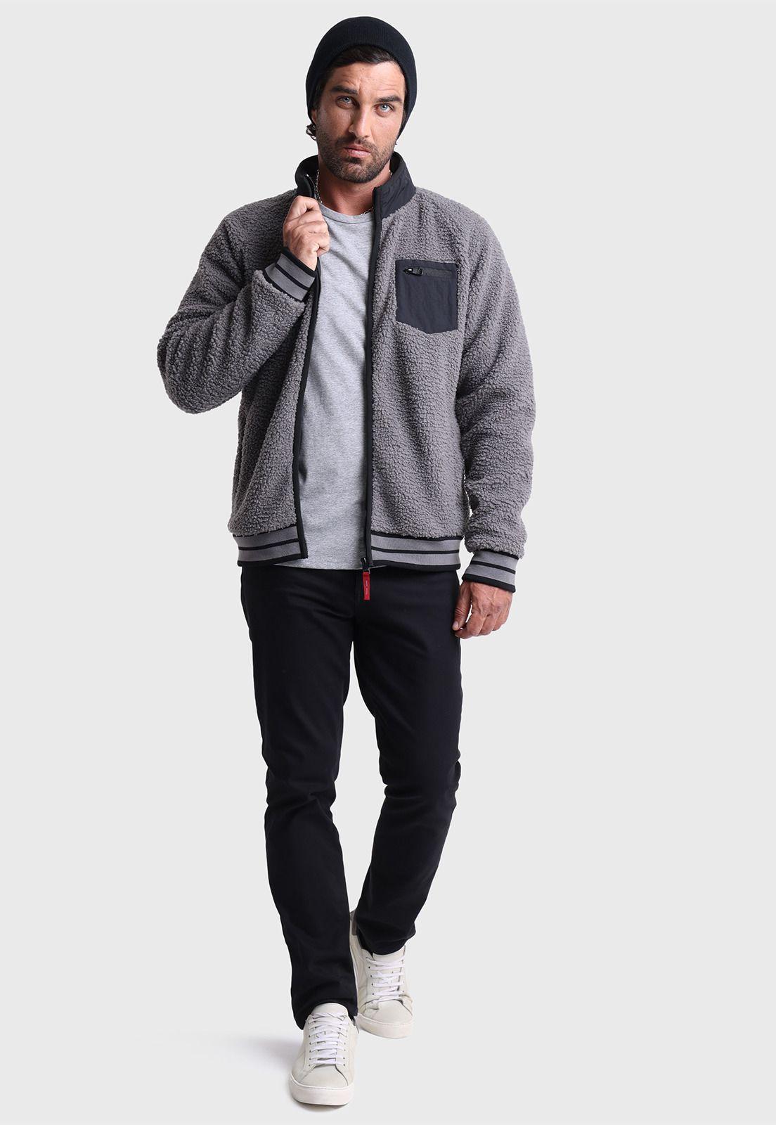 Polerón Sherpa Full Zipper Arrow-4