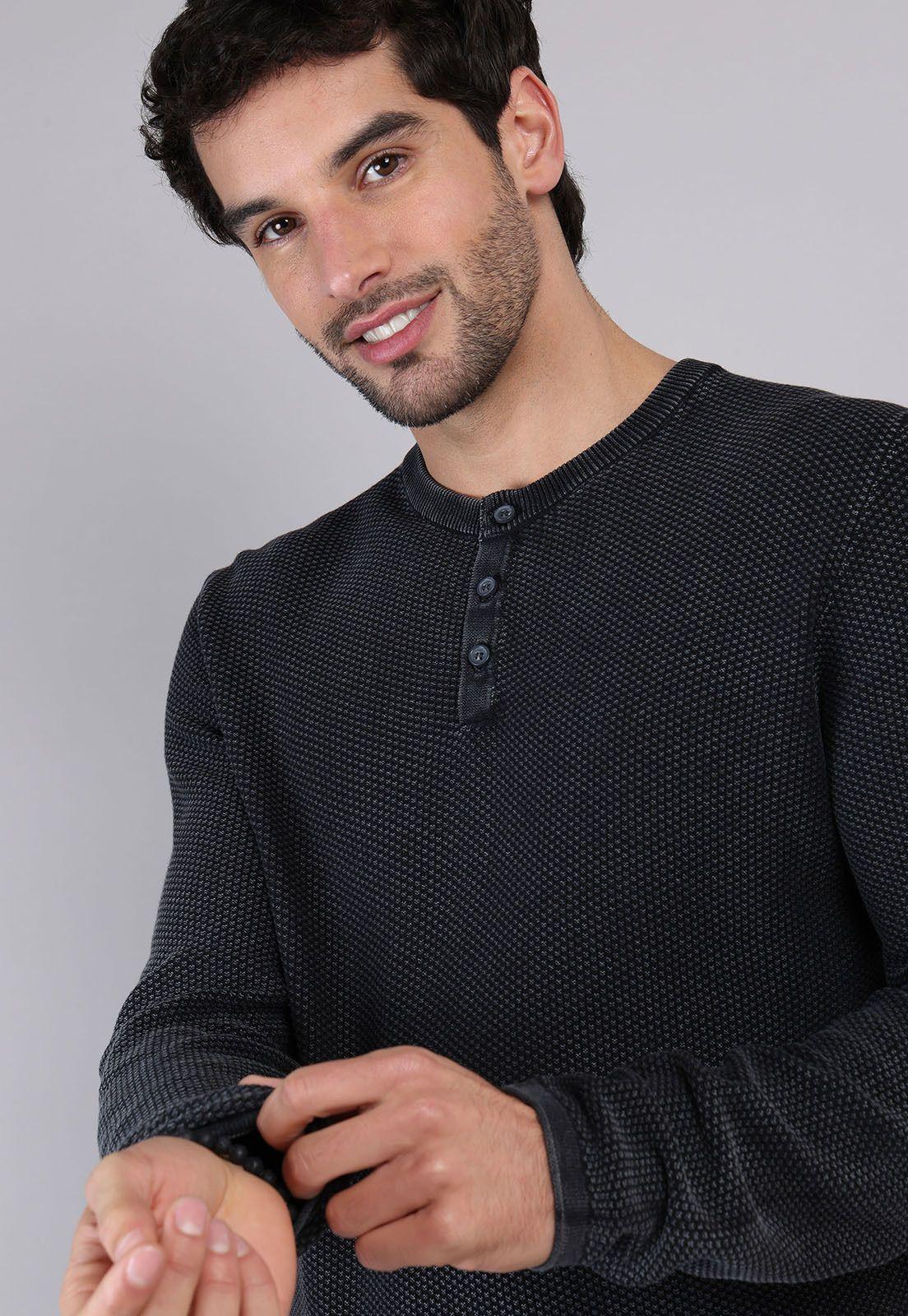 Sweater Cuello Redondo Stone Wash Soviet SCVI030NE-2