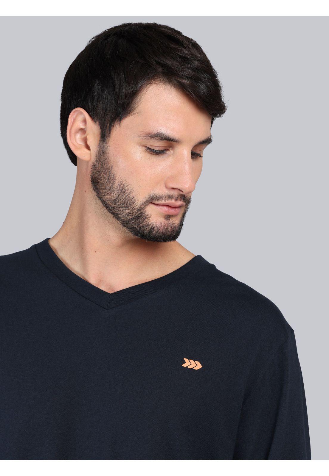 Pijama Largo Regular Fit Azul Arrow P1I3301AZ-3