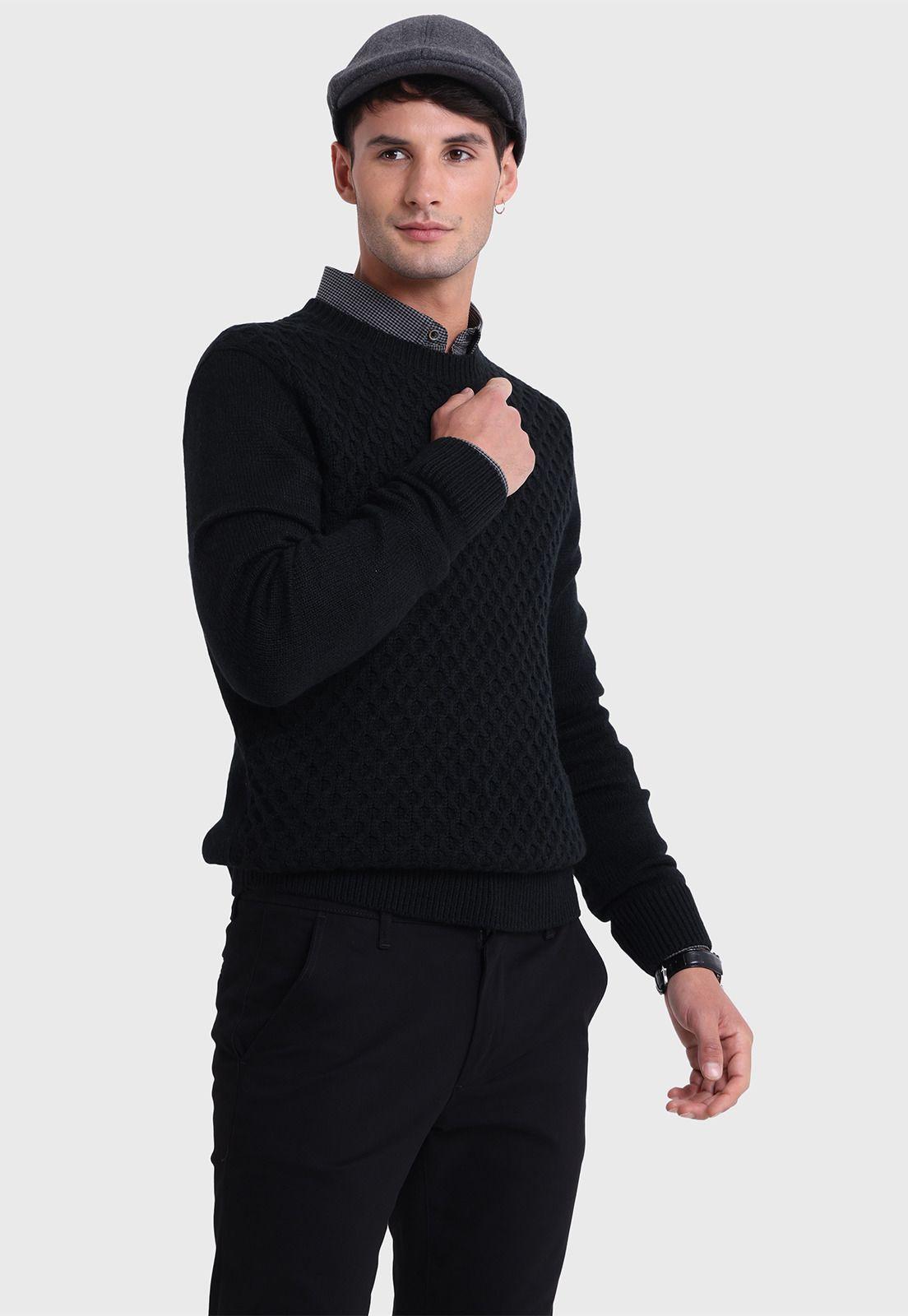 Sweater Cuello Redondo Arrow SW2551RNE-1
