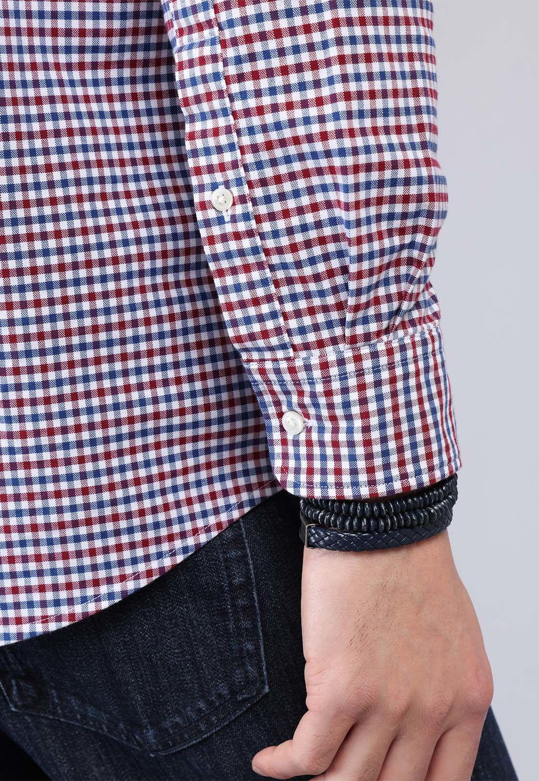 Camisa Diseño Cuadros Spandex Arrow-5