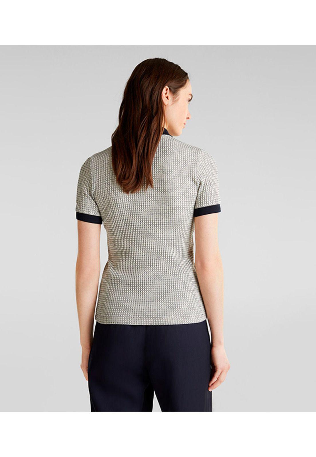 Polera polo textura-0