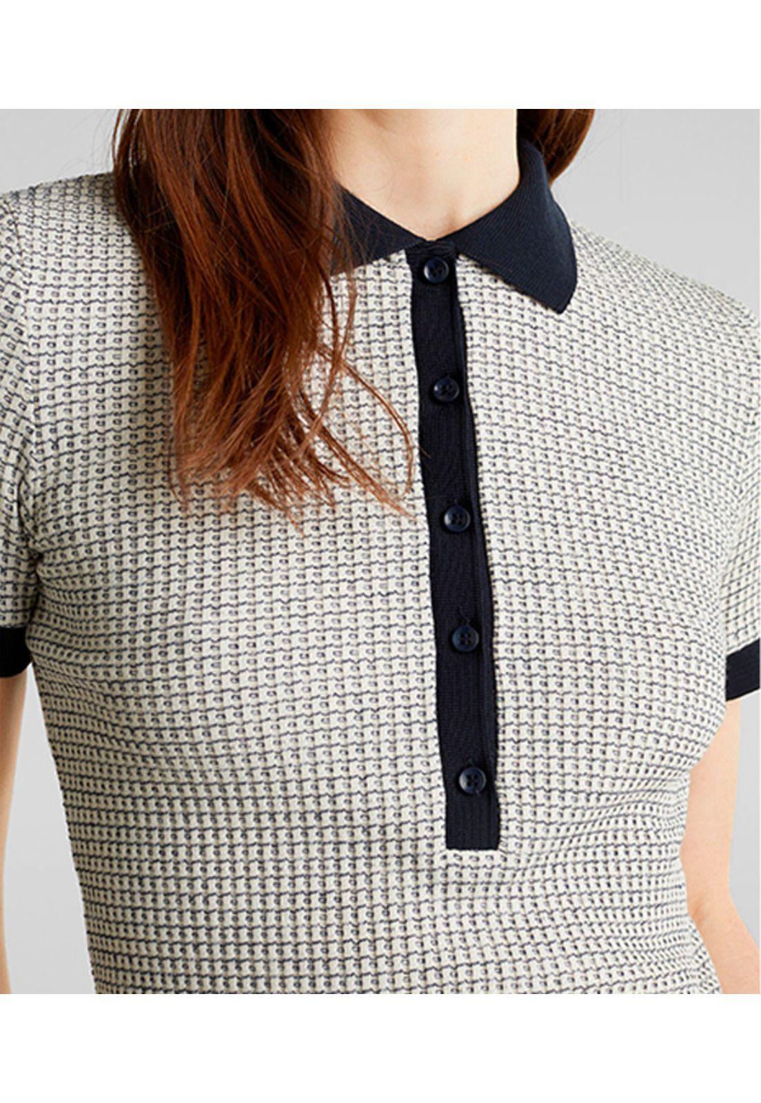Polera polo textura-1