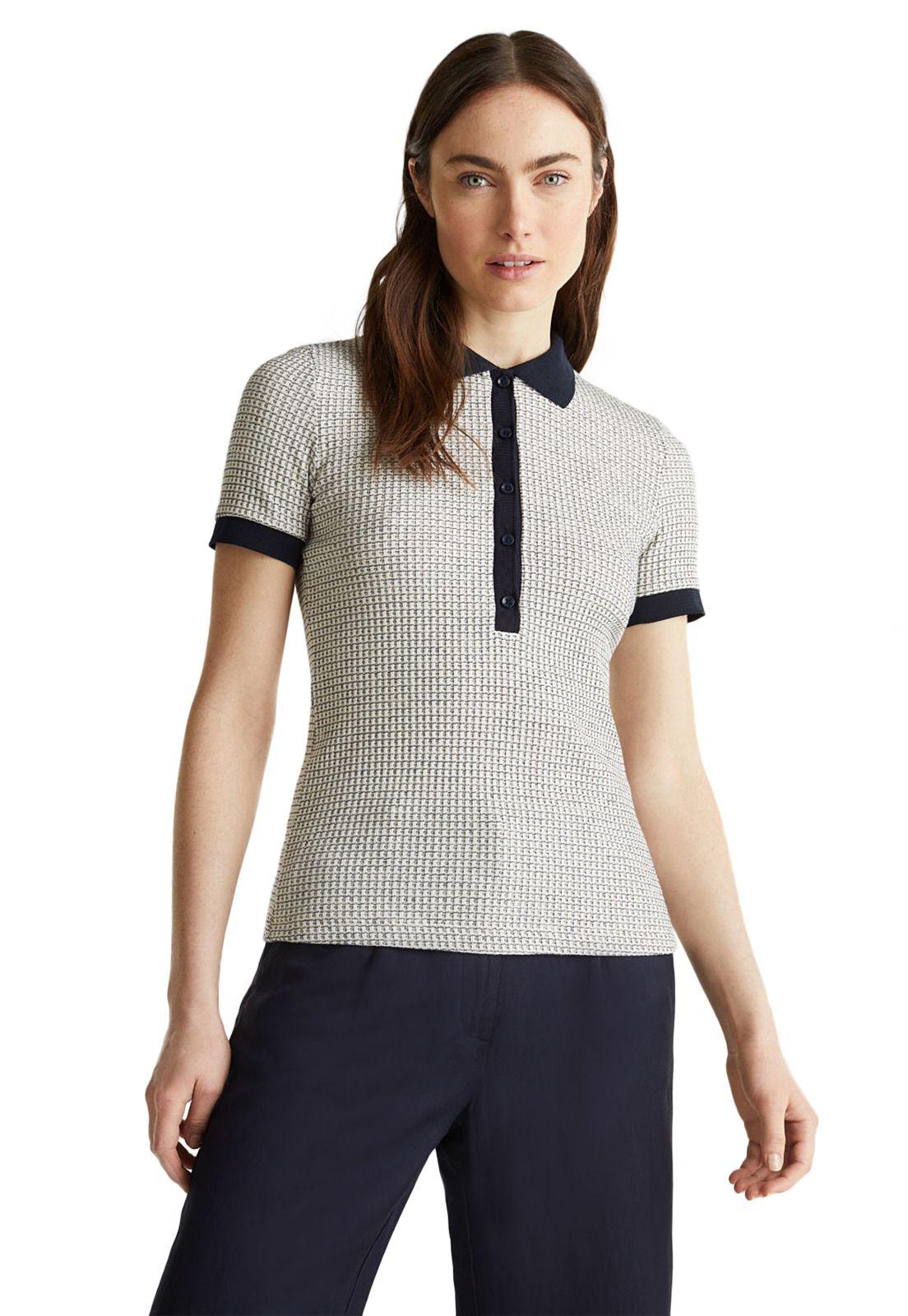 Polera polo textura-3