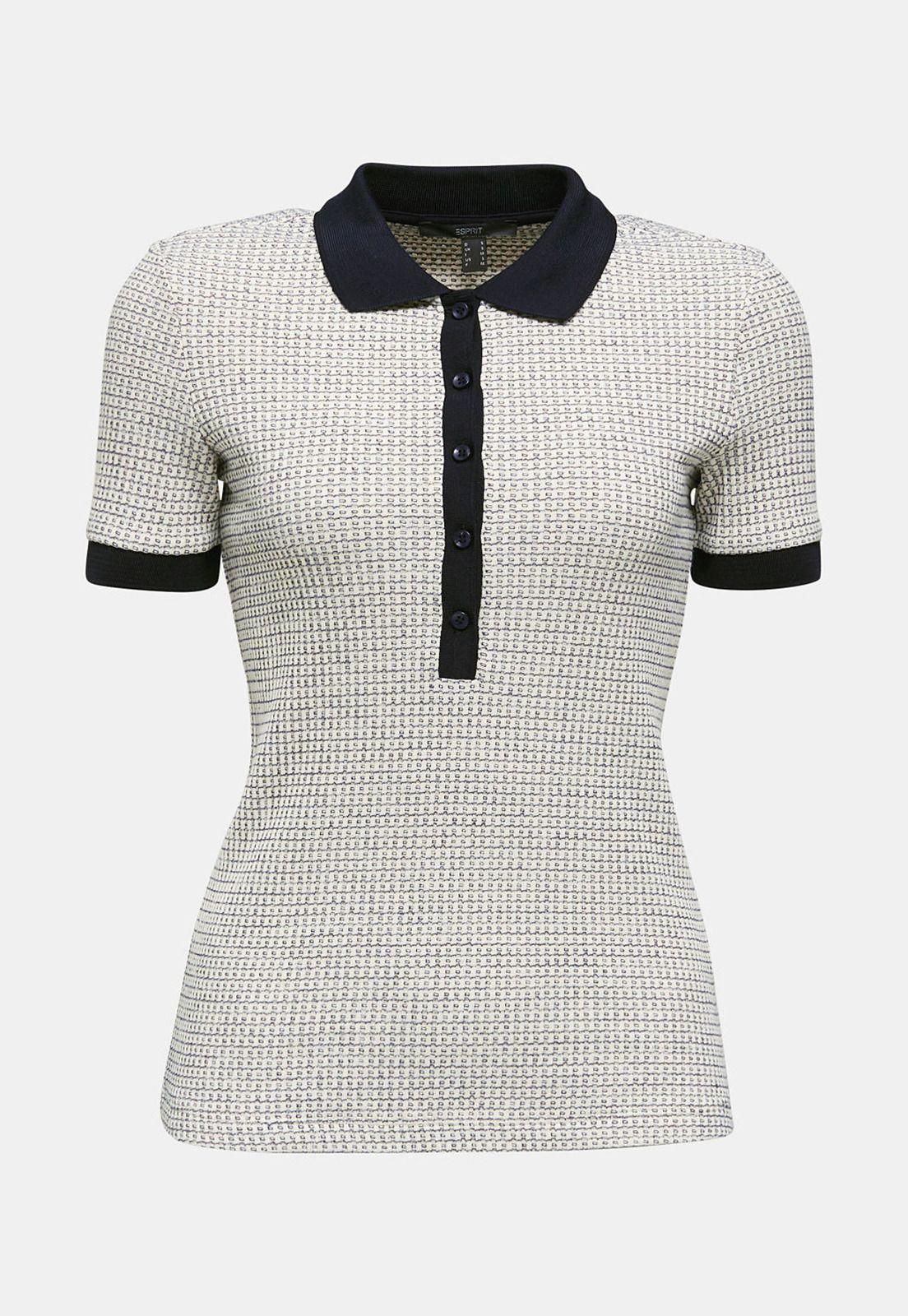 Polera polo textura-6