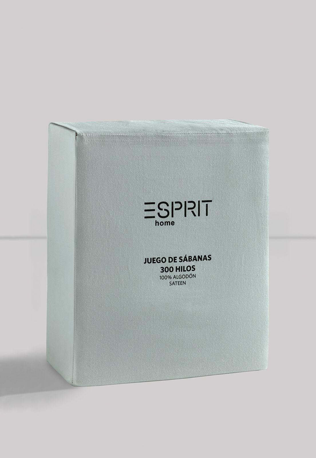 Juego de Sábanas 300 Hilos Lisas 1,5 Plazas Esprit Rosa-3