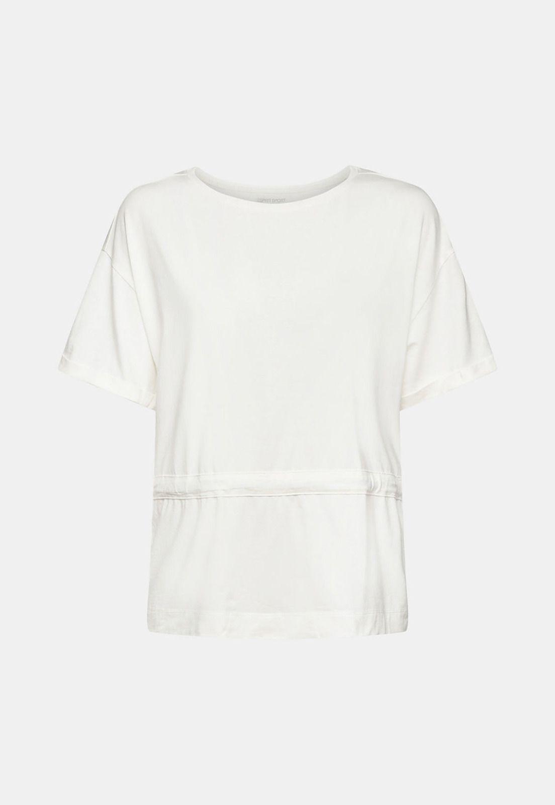 Polera  Manga Corta Con Cordón En La Cintura Mujer Esprit-3