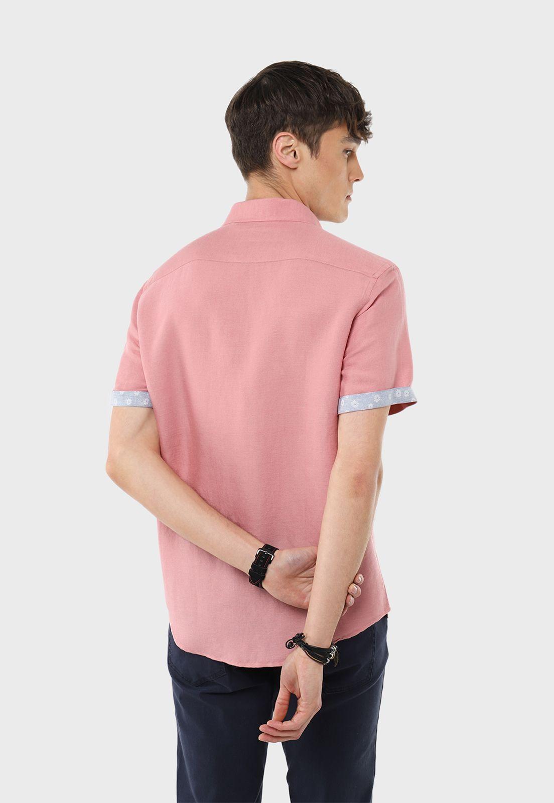 Camisa Manga Corta Print Flores Guy Laroche-1