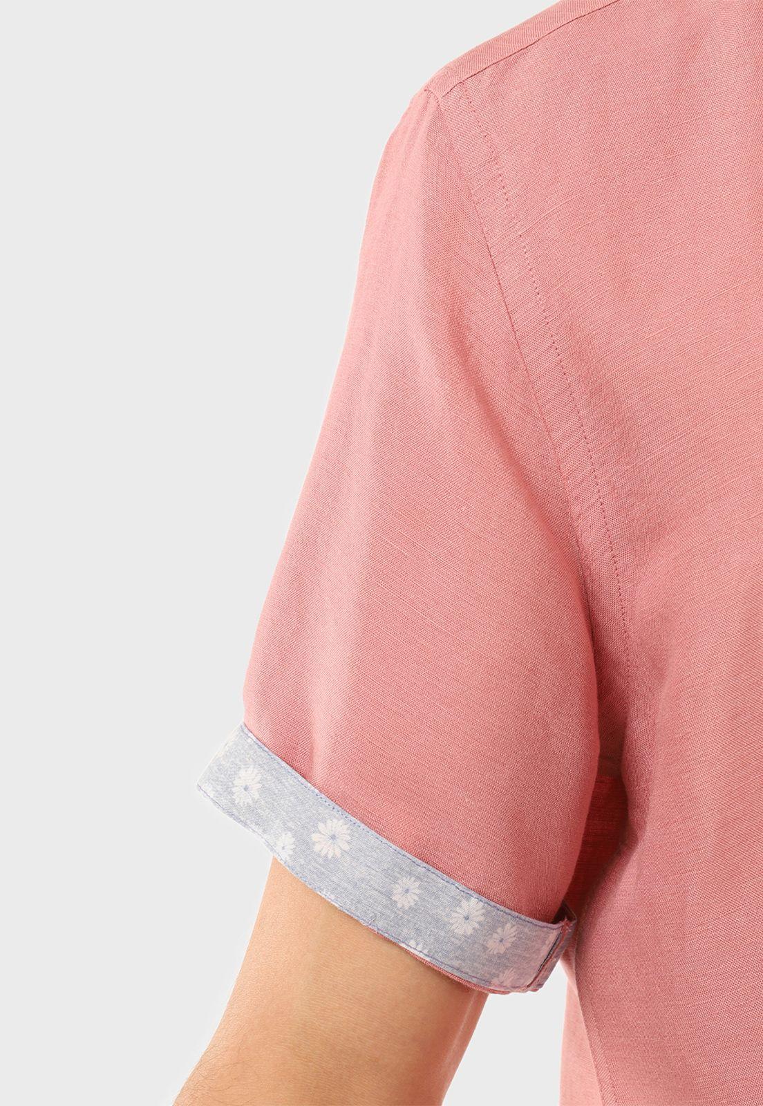 Camisa Manga Corta Print Flores Guy Laroche-2