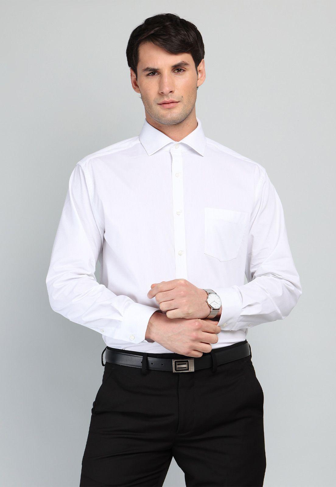 Camisa Formal Texturada Spandex Arrow-0