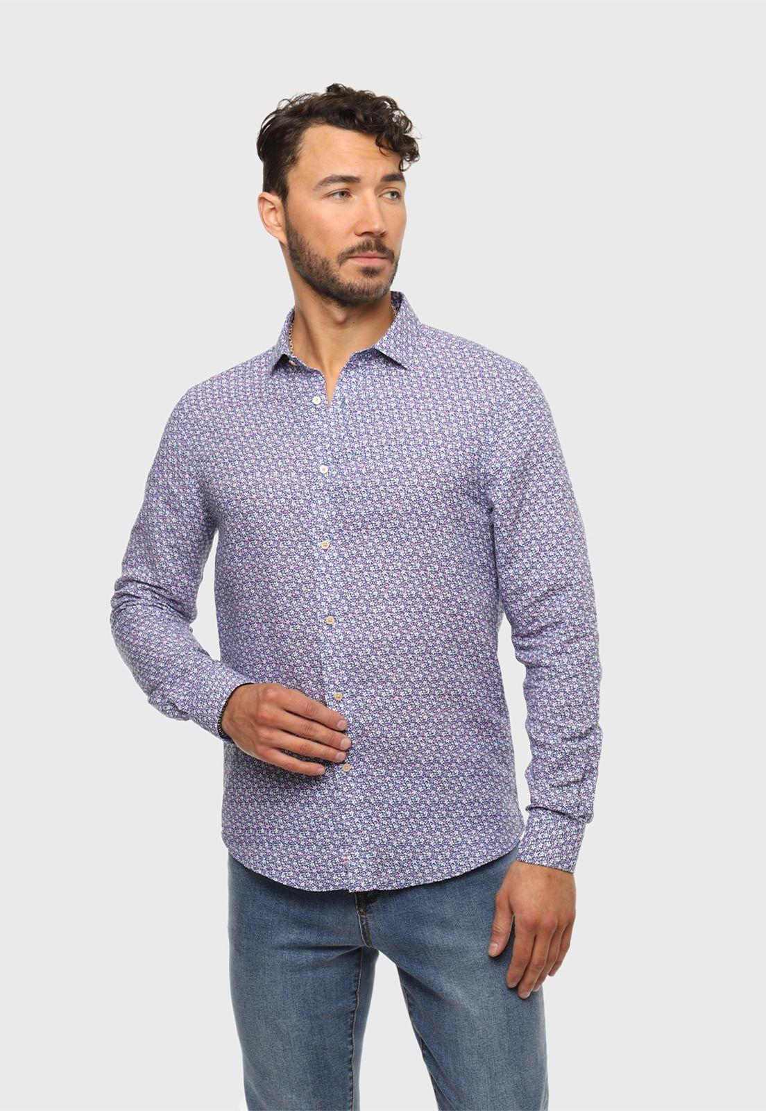 Camisa Casual Floreada Arrow-0