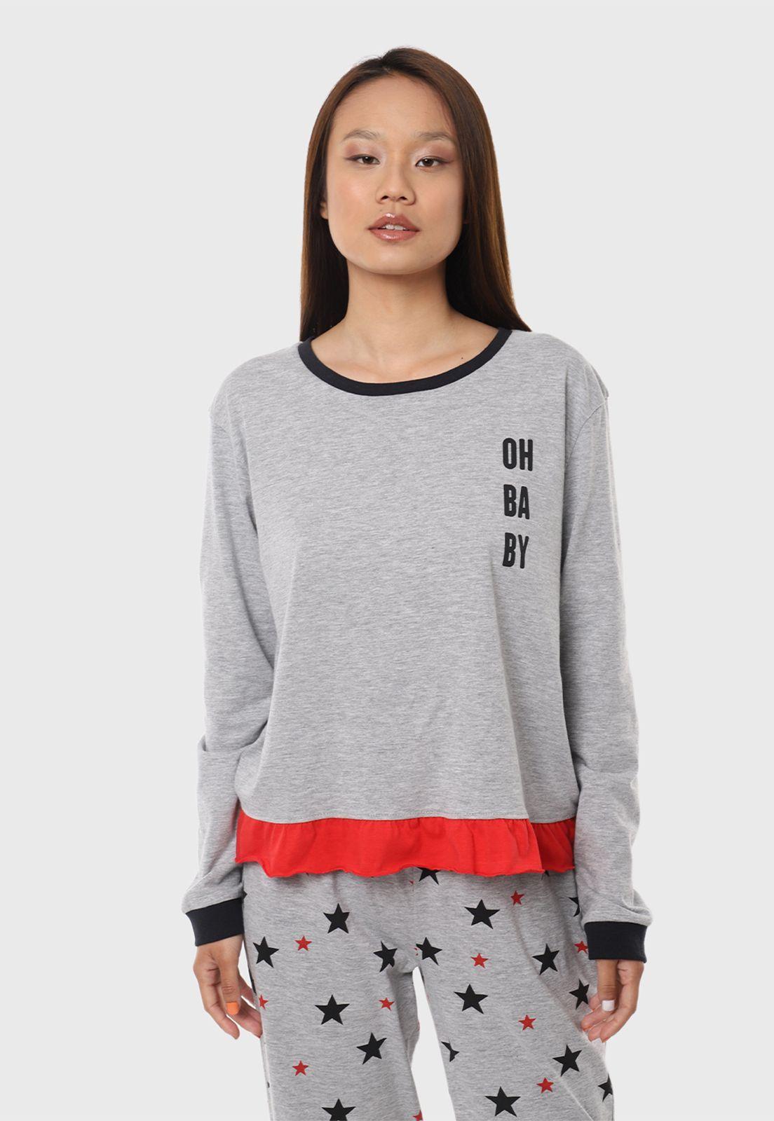 Pijama Mujer Manga Larga Soviet-2