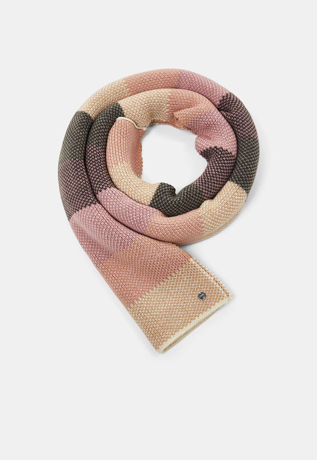 Bufanda De Punto Mujer Esprit Gris oscuro-0