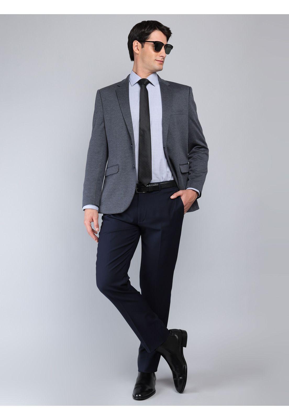 Blazer Spandex Tailored Fit Azul Marino Van Heusen VHBZ352NB-3