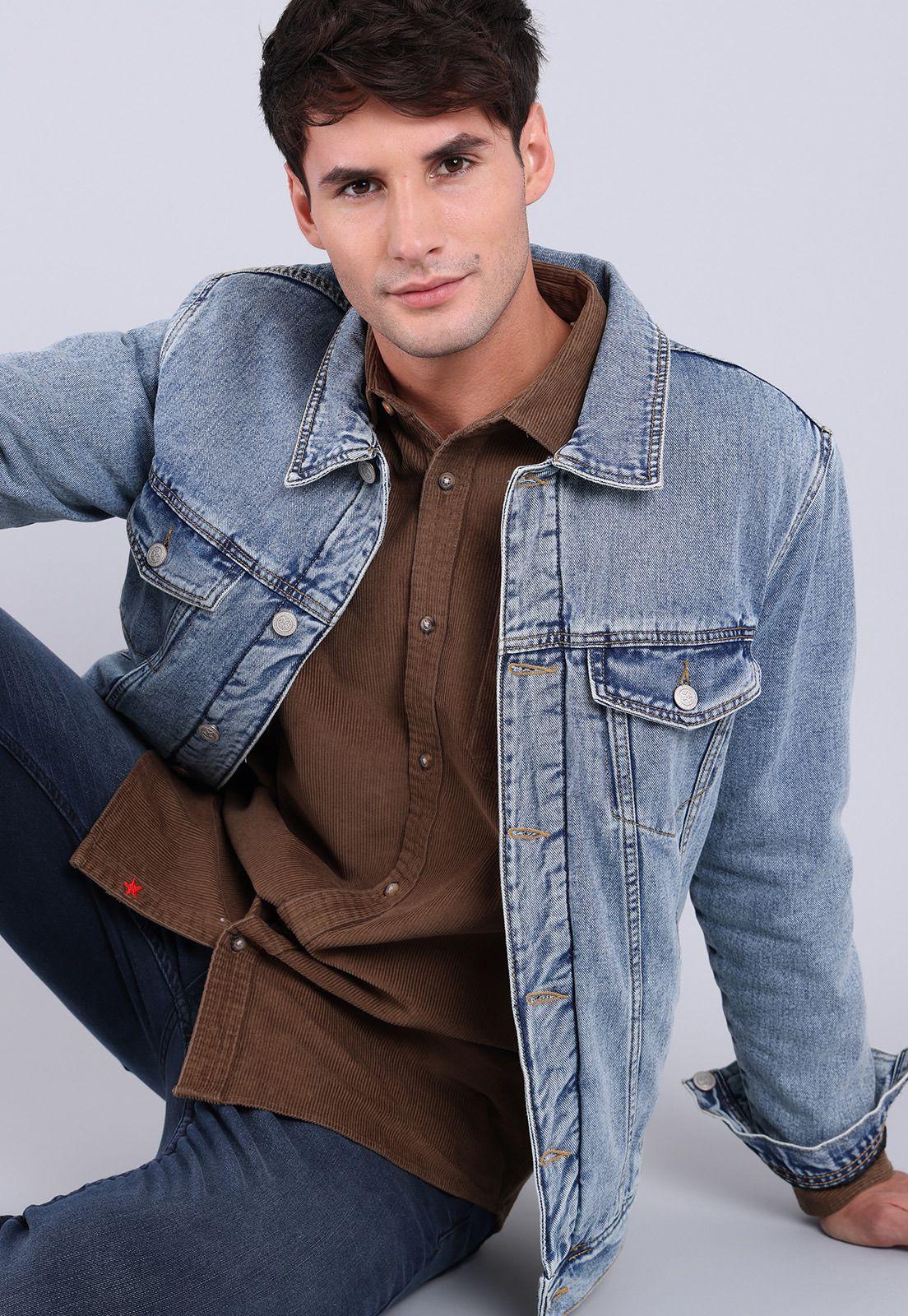 Chaqueta Denim con Sherpa Hombre Soviet-4