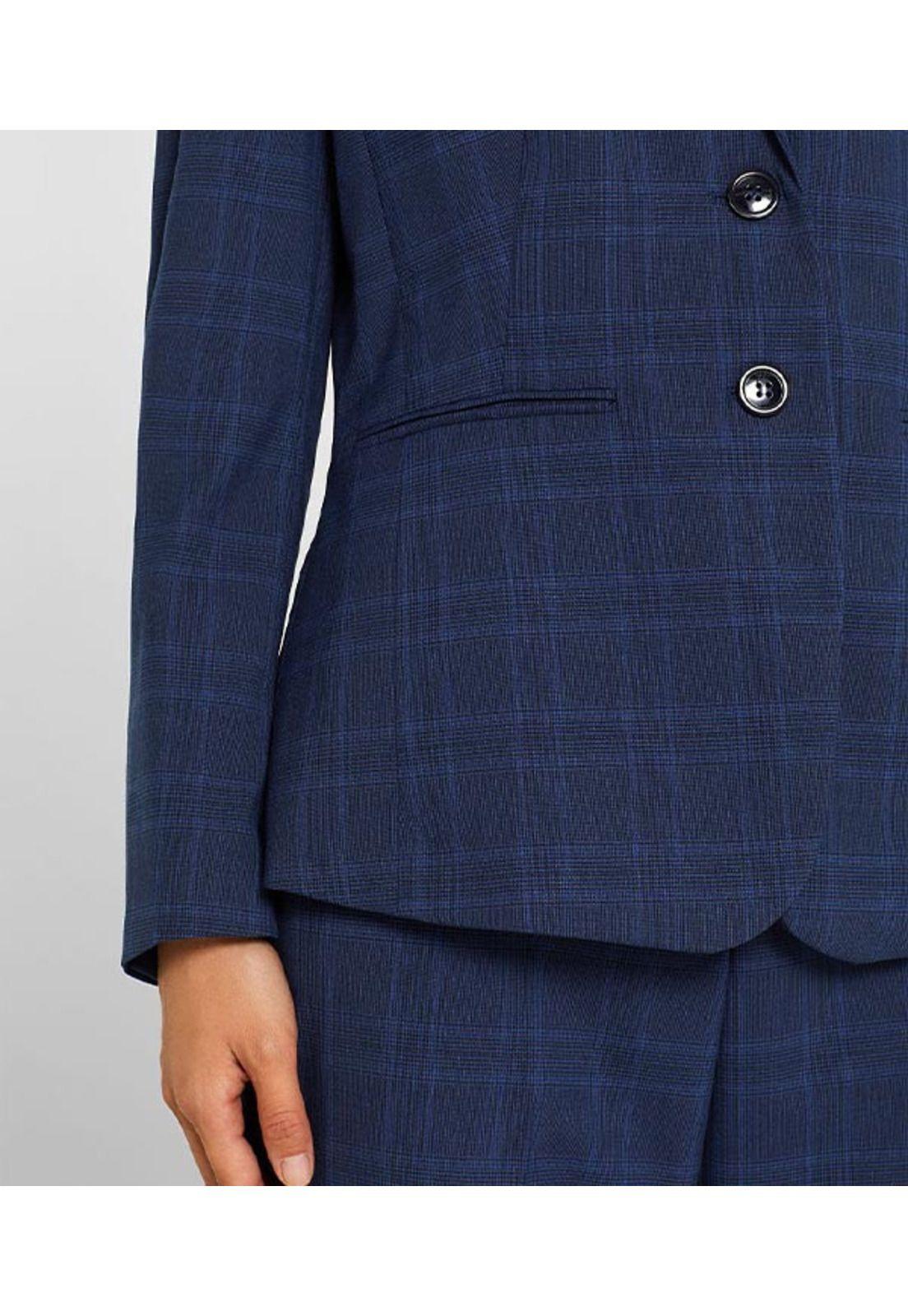Blazer diseño a cuadros-3