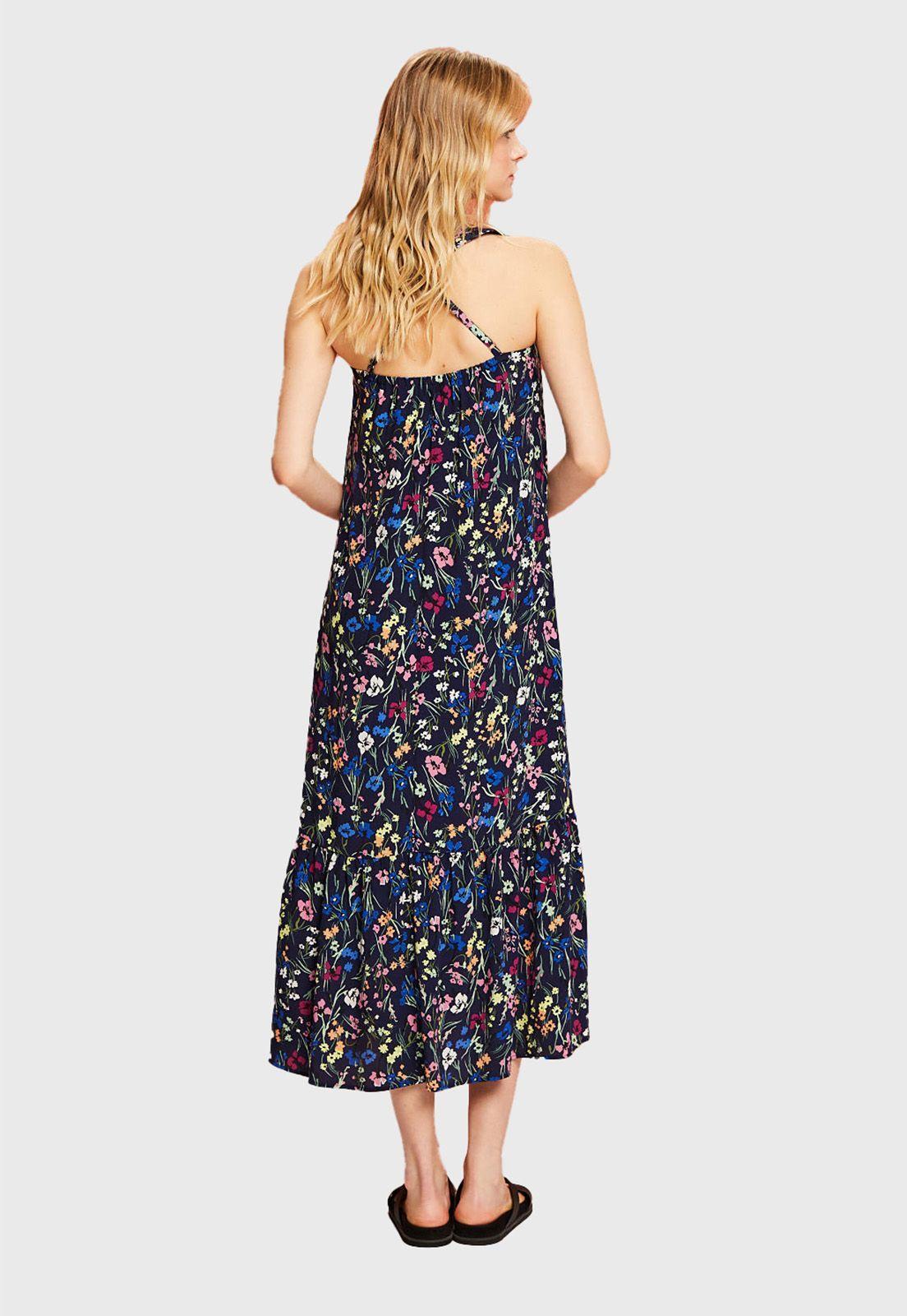Vestido Midi Con Estampado Mujer Esprit-1