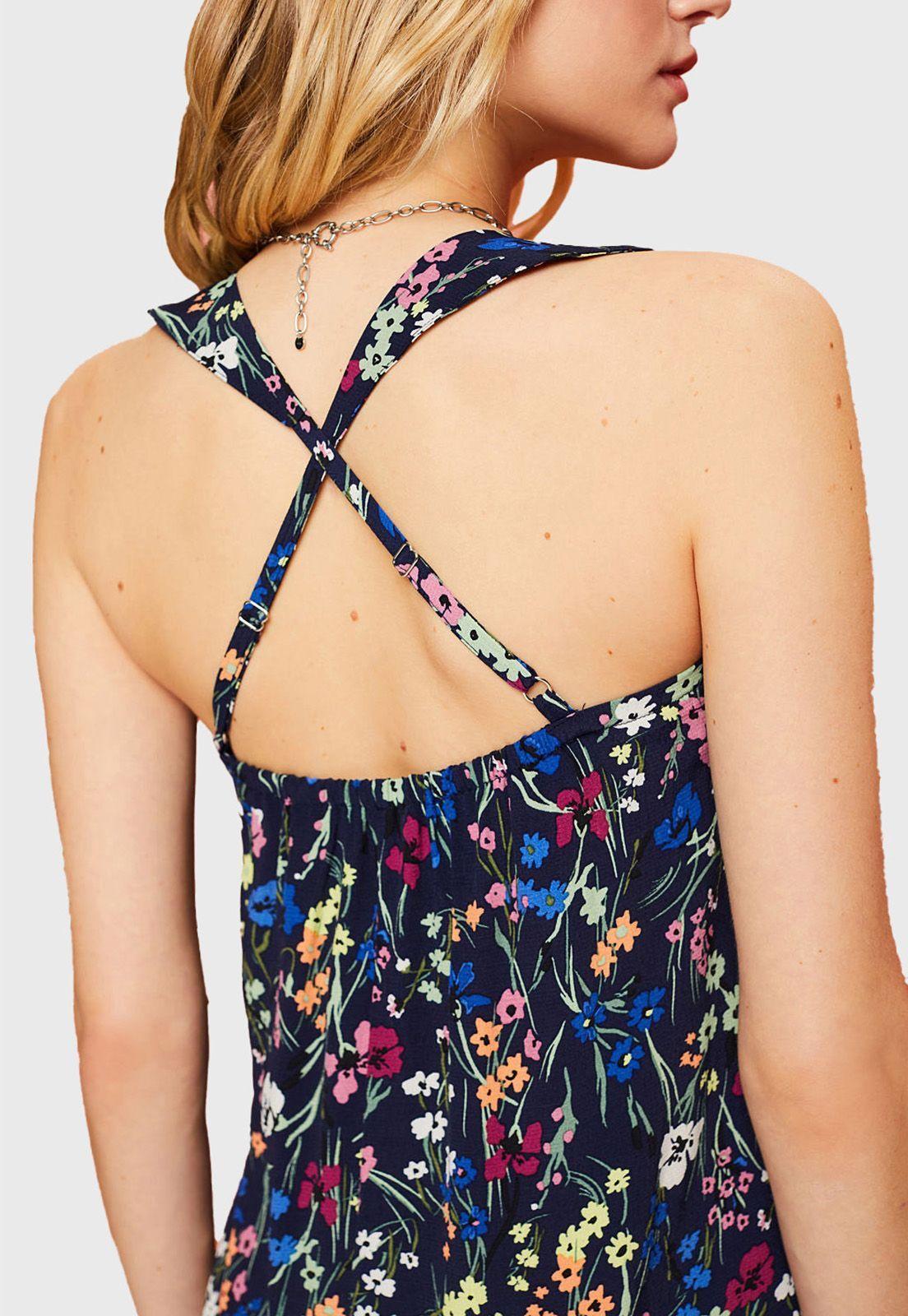 Vestido Midi Con Estampado Mujer Esprit-2