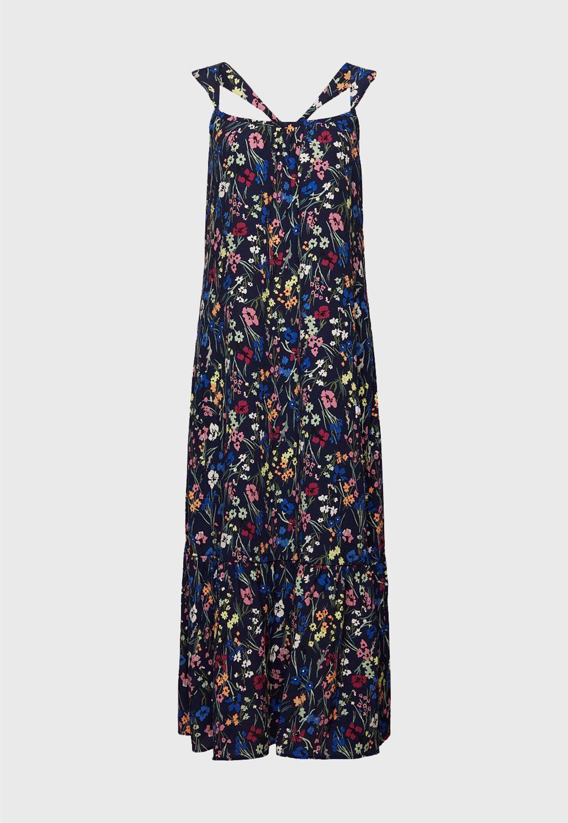 Vestido Midi Con Estampado Mujer Esprit-3