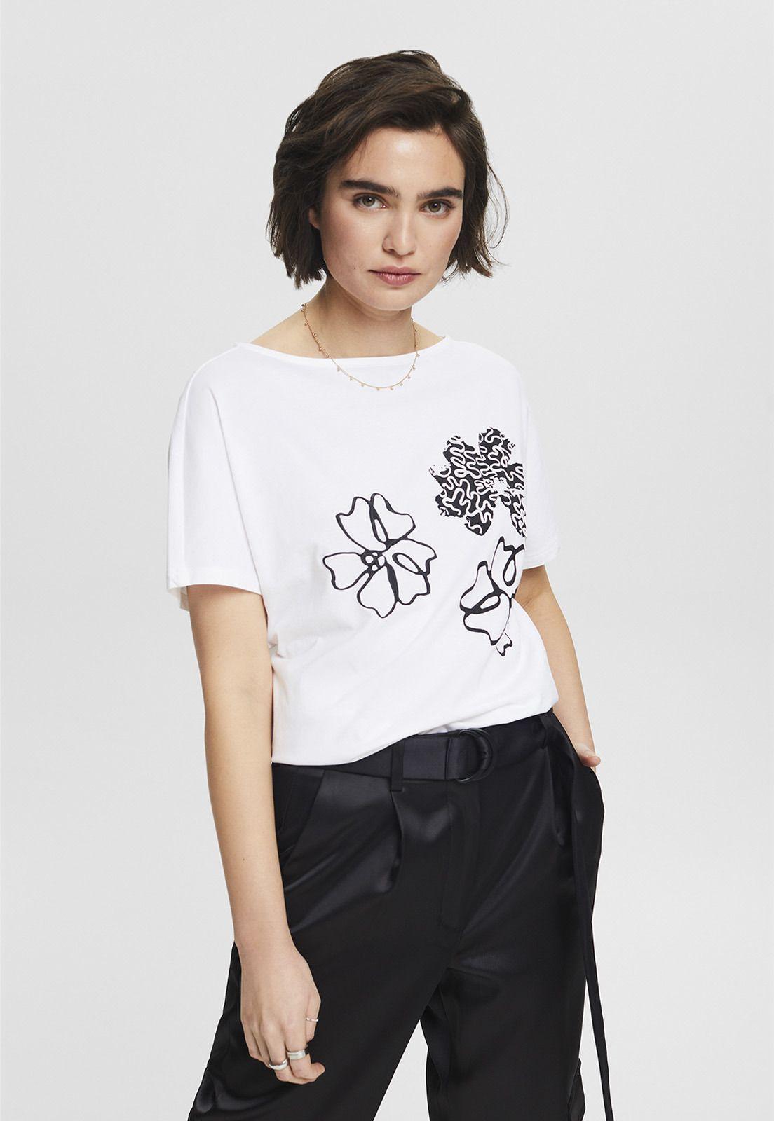 Polera Manga Corta Mujer Esprit 024EE1K324-0