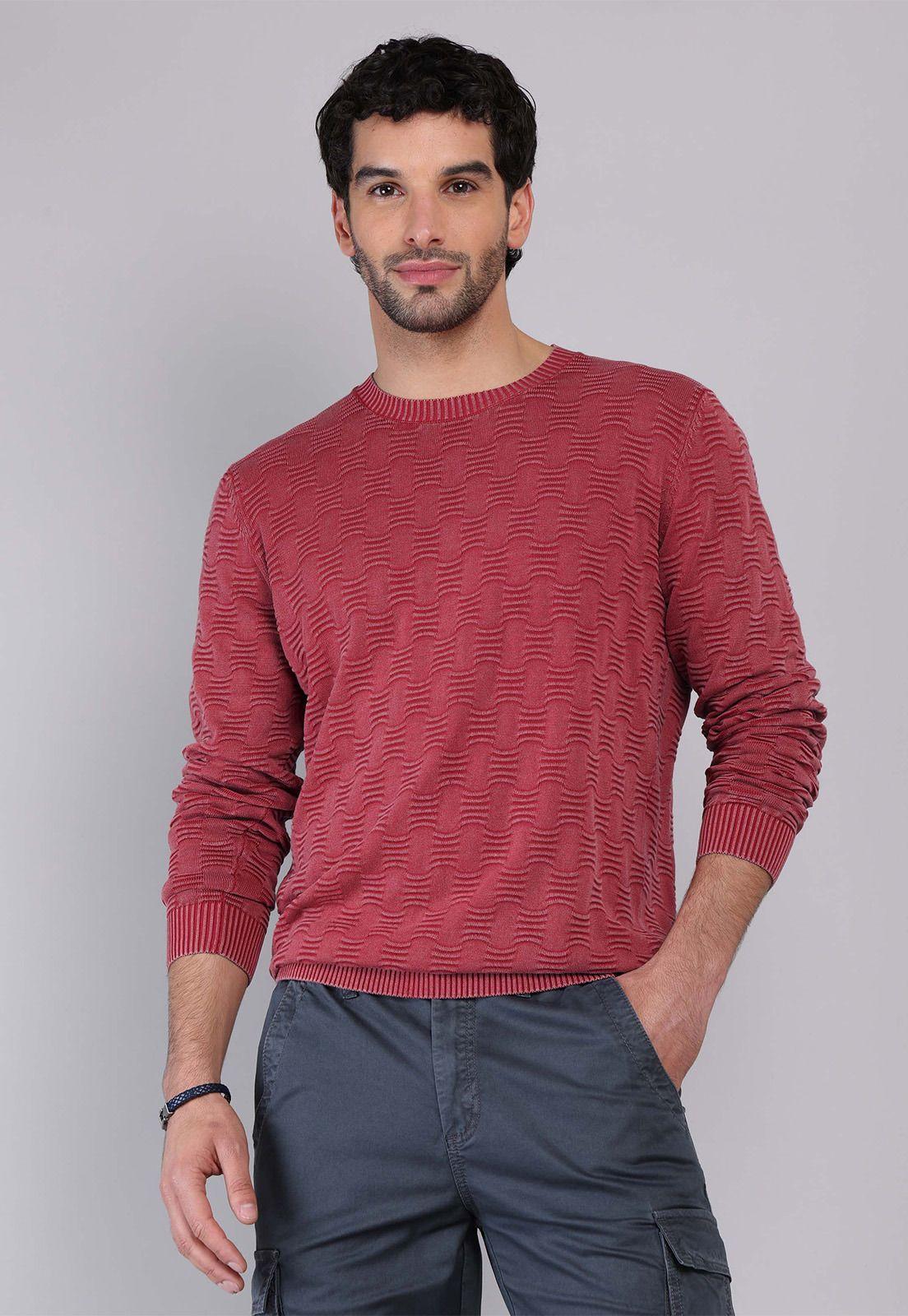 Sweater Texturado Stone Wash Soviet SCVI031RO-0