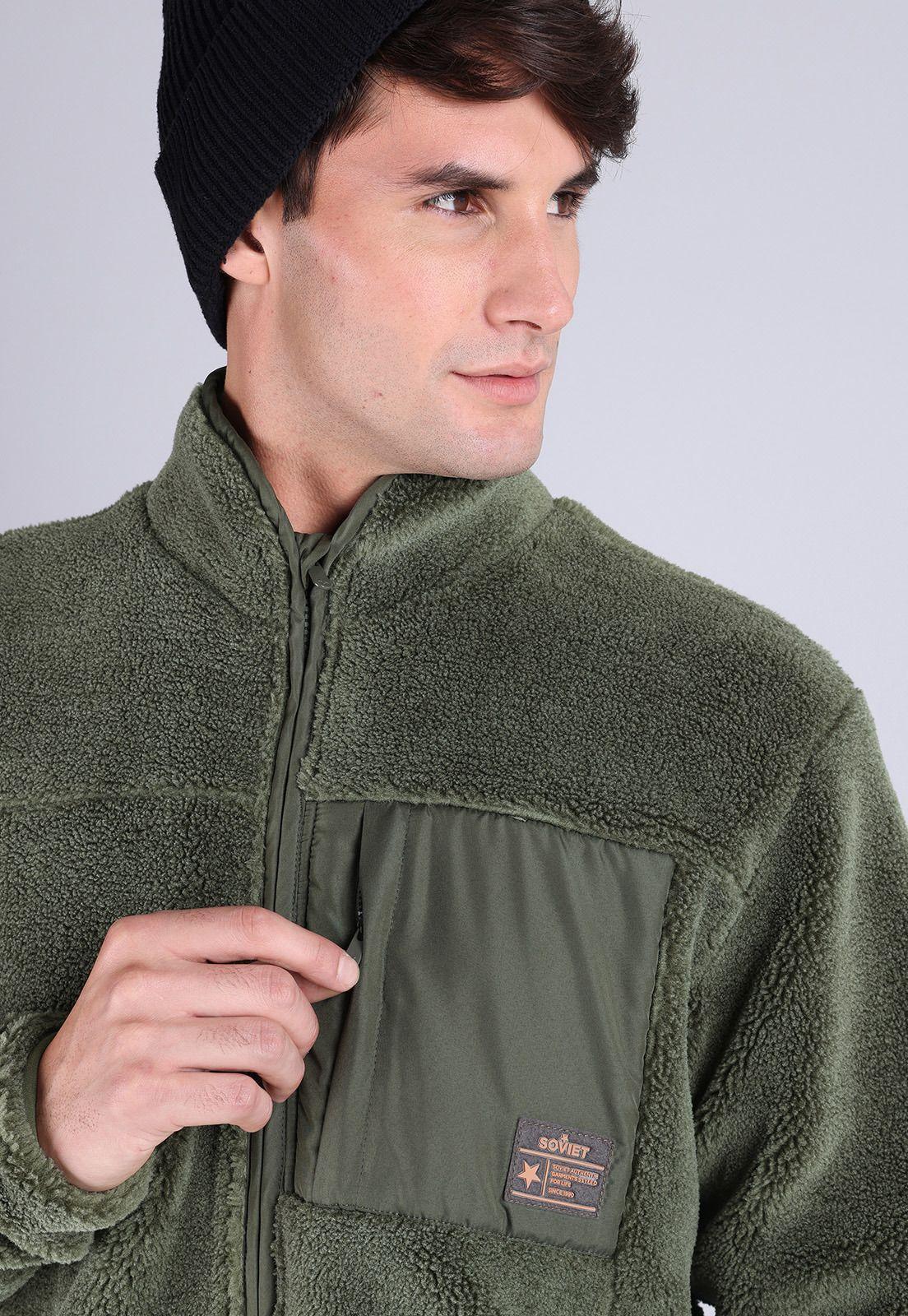 Chaqueta Sherpa Hombre Soviet SJKH807GR-2