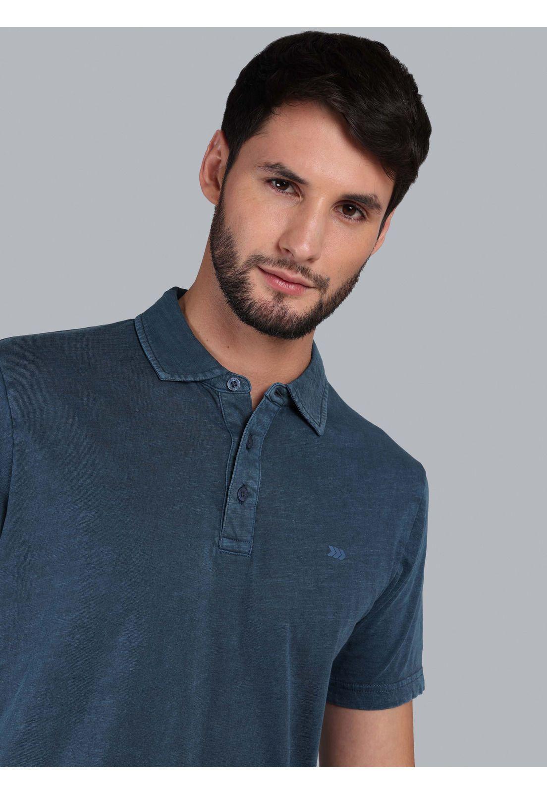 Polera Lisa Stone Wash Regular Fit Denim Arrow PO33073DE-2