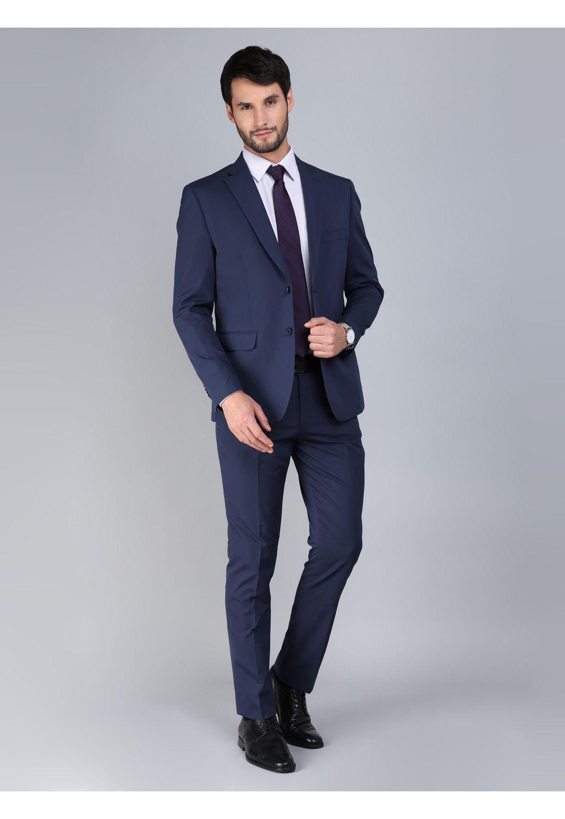 Traje Poli Viscosa Tailored Fit Azul Arrow AM32035AZ-0