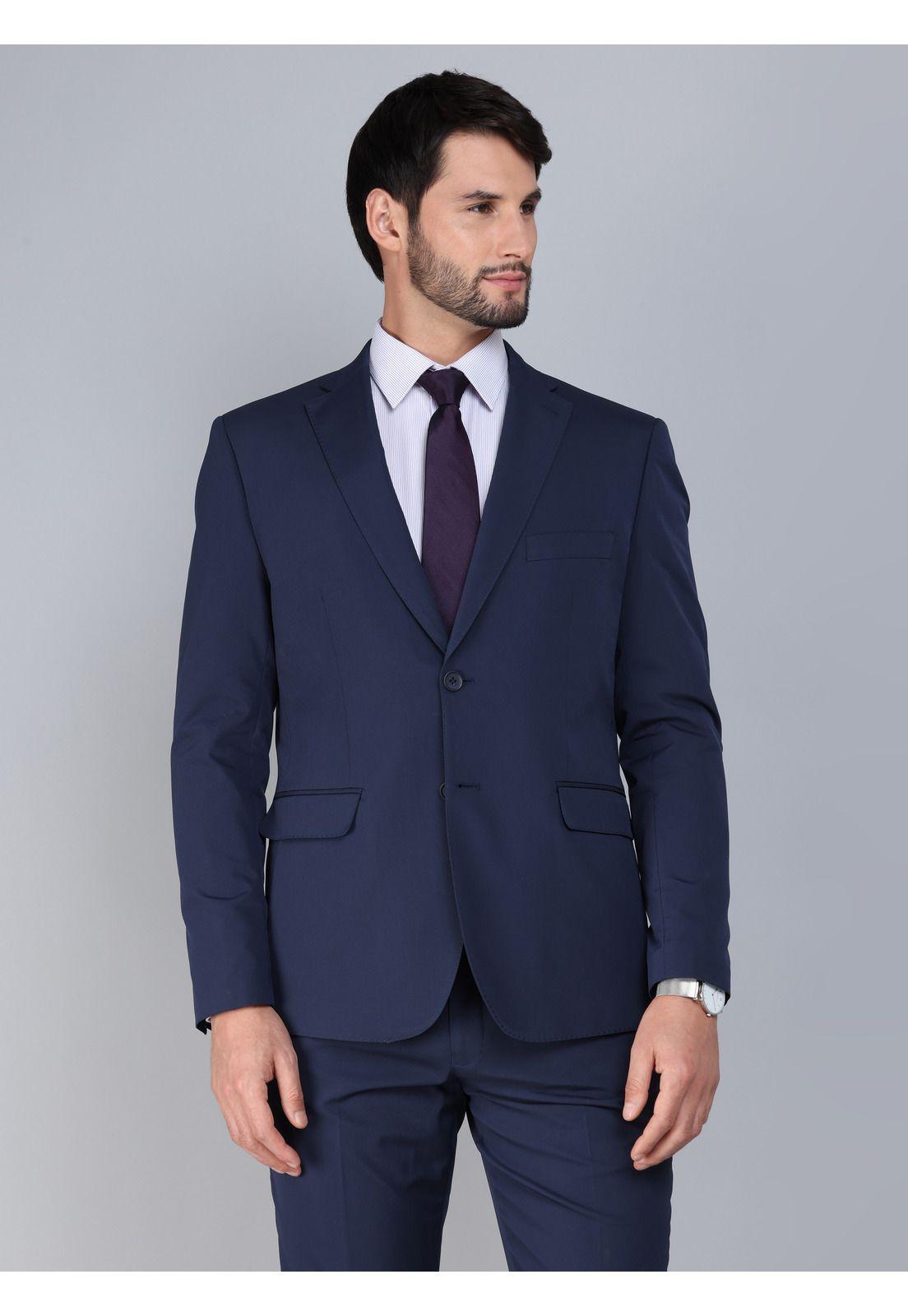 Traje Poli Viscosa Tailored Fit Azul Arrow AM32035AZ-2